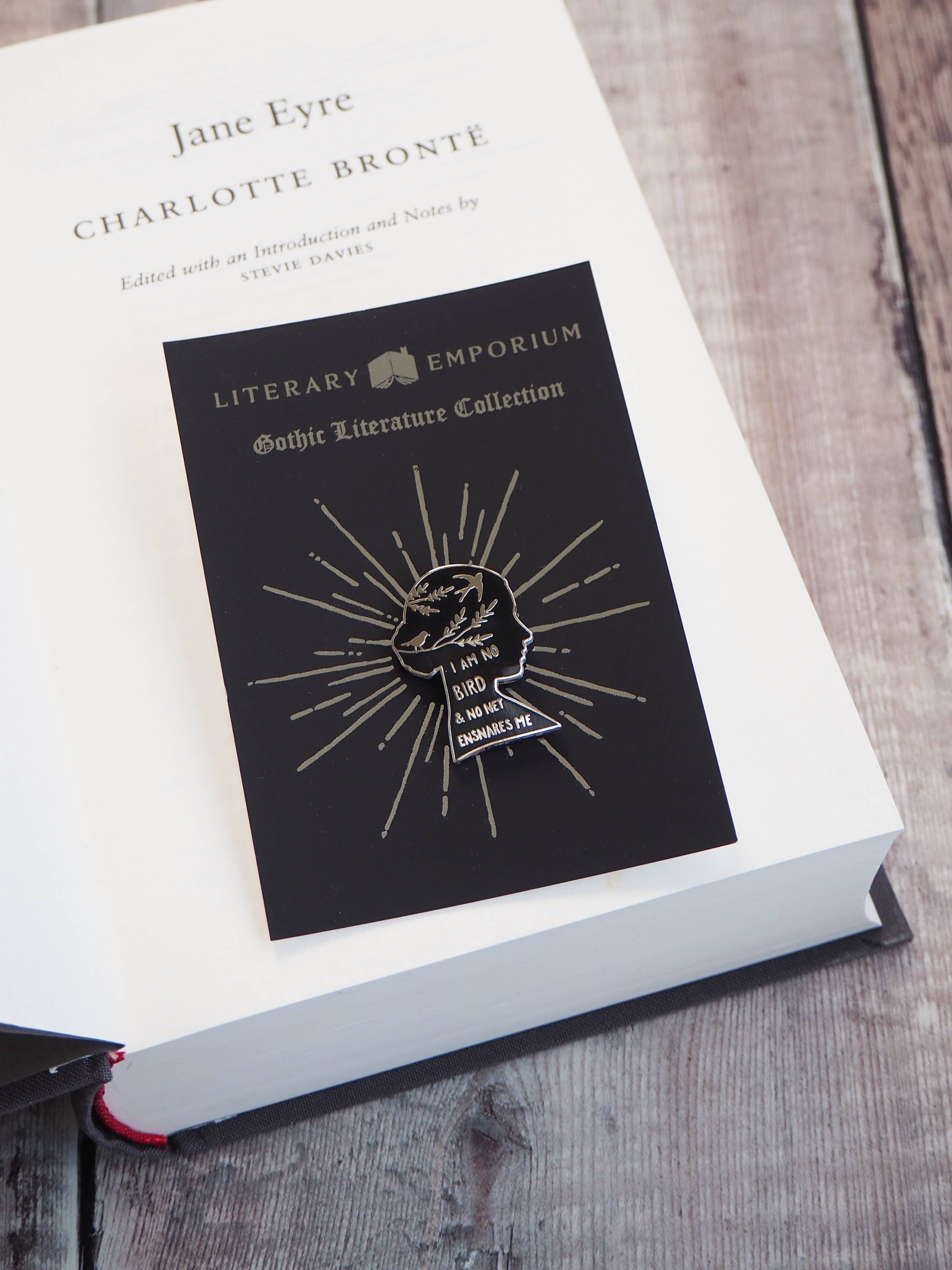 Jane Eyre Bronte Pin Badge