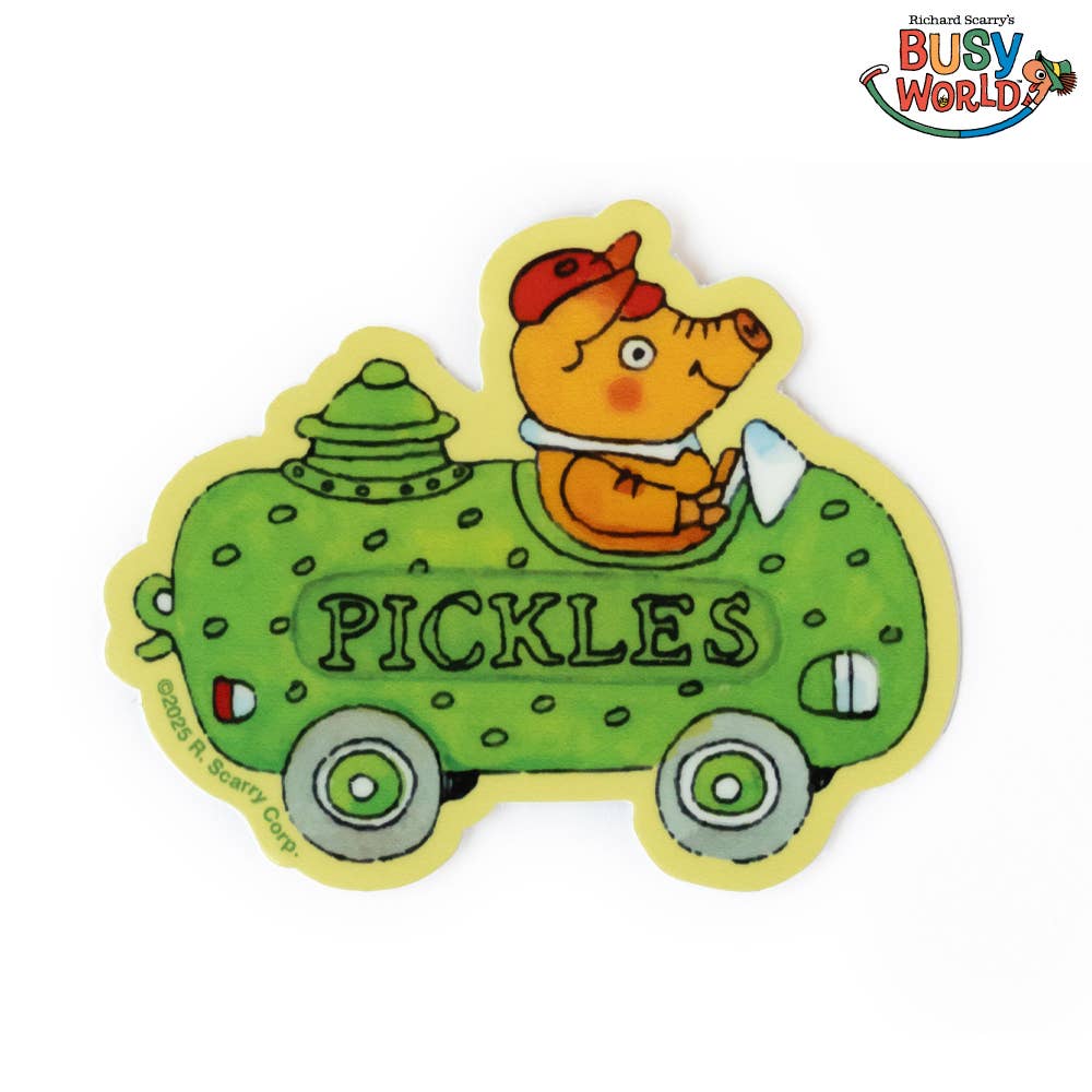 Richard Scarry® - Pickle Car Sticker