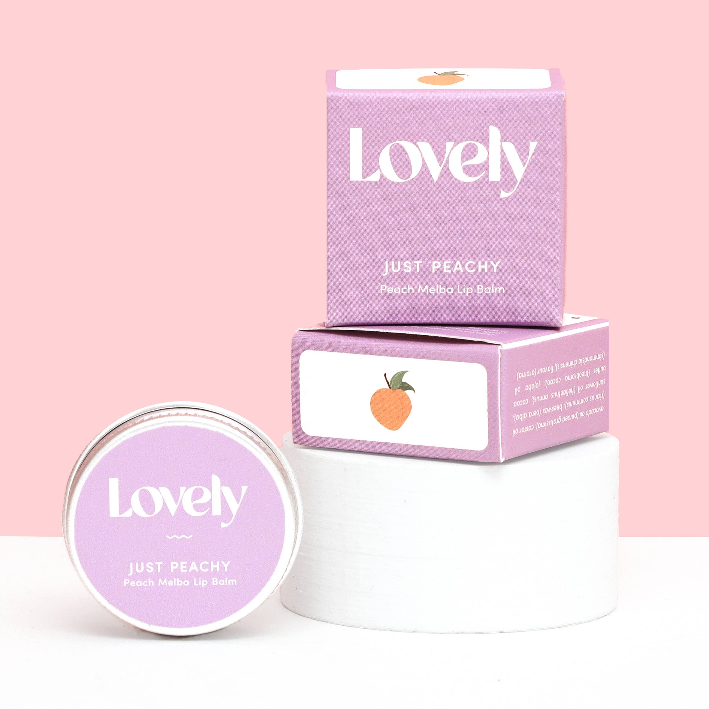 Just Peachy Lip Balm - Peach Melba