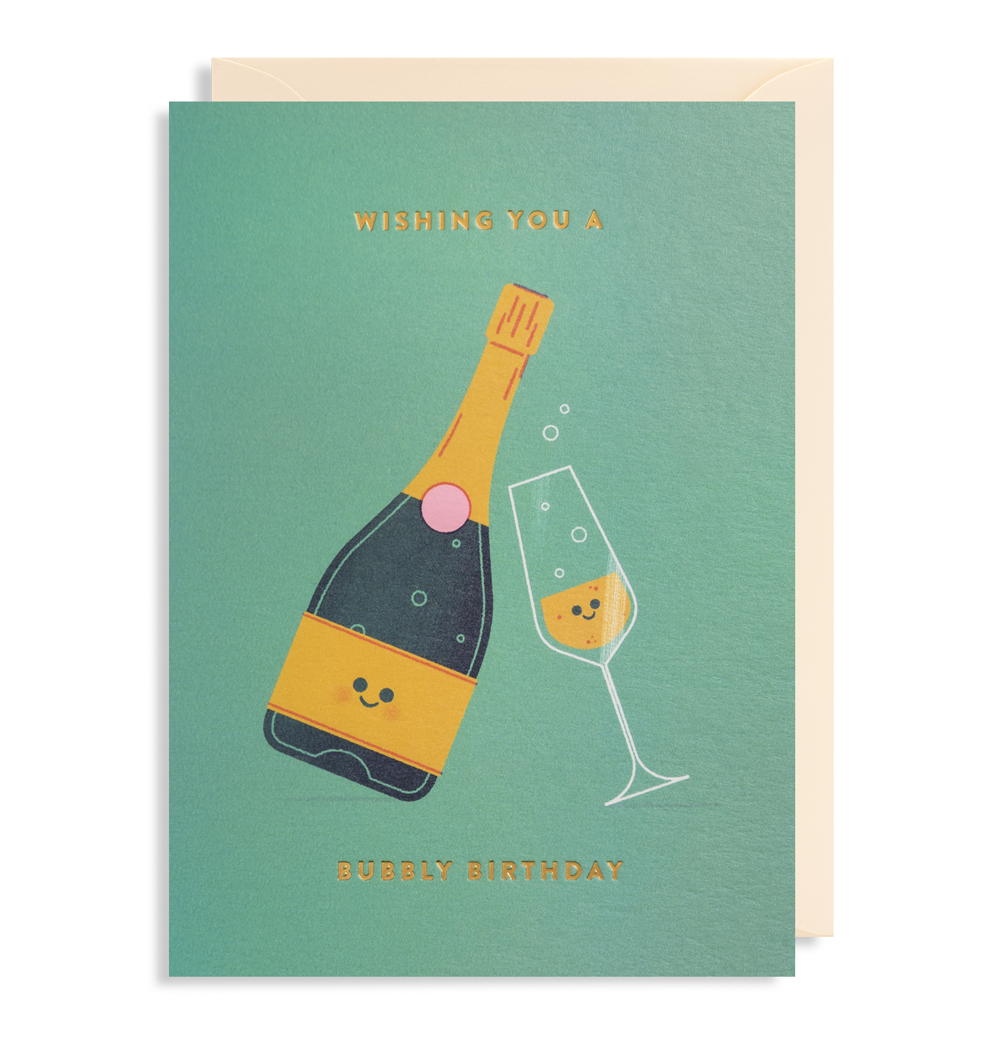 Wishing You a Bubbly Birthday Card
