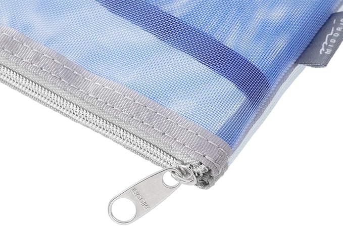 Mesh Pen & Tool Pouch - Light Blue