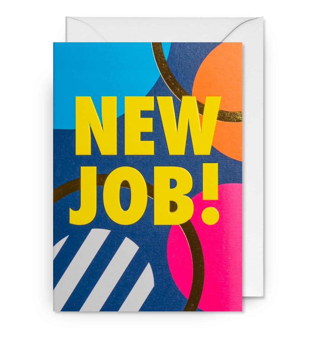 New Job! Bold Graphic Greeting Card