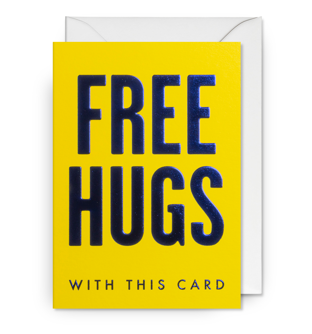 Free Hugs Blank Card