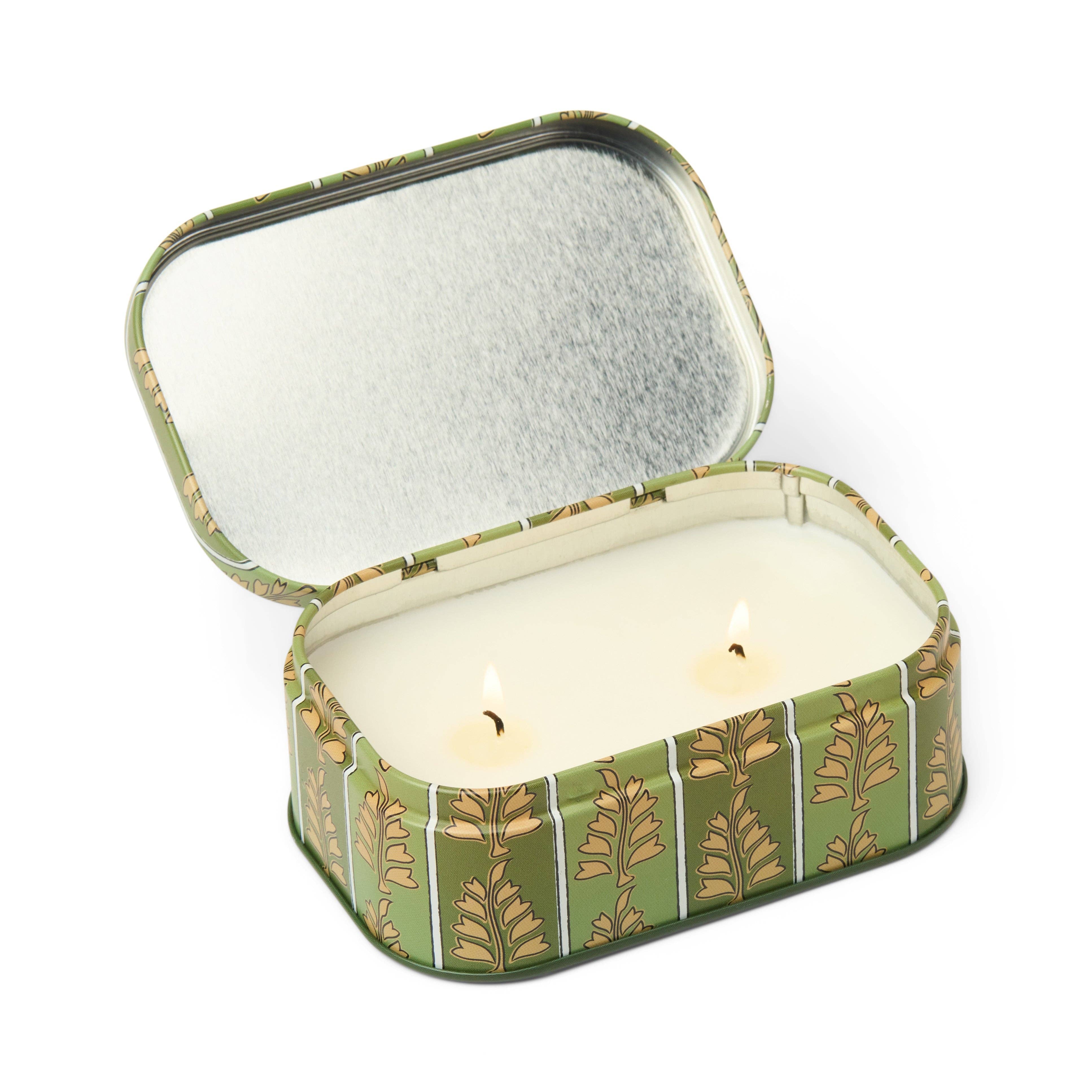 Printed Tin Candle - Smoked Pistachio