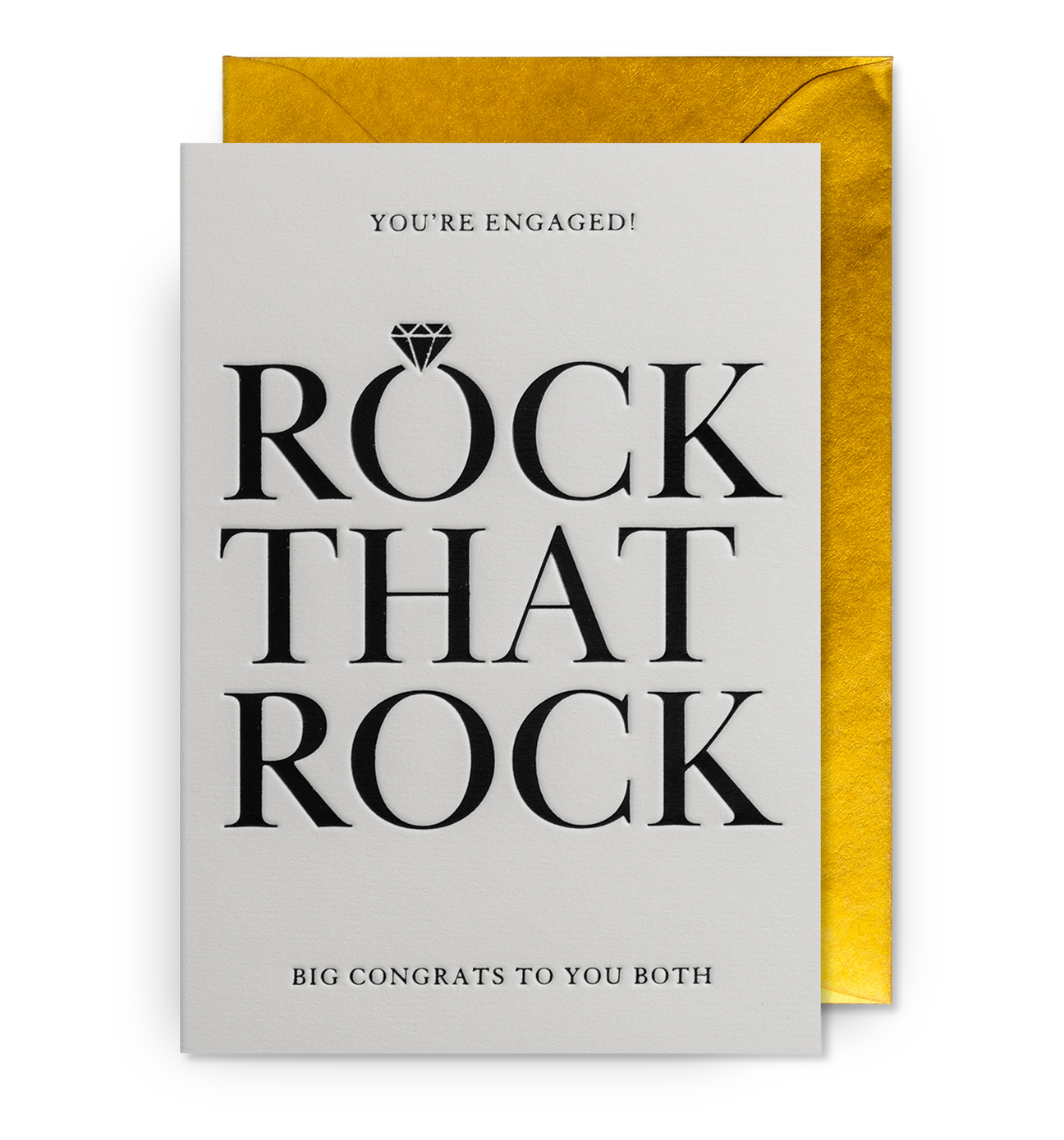 Rock That Rock Wedding Card
