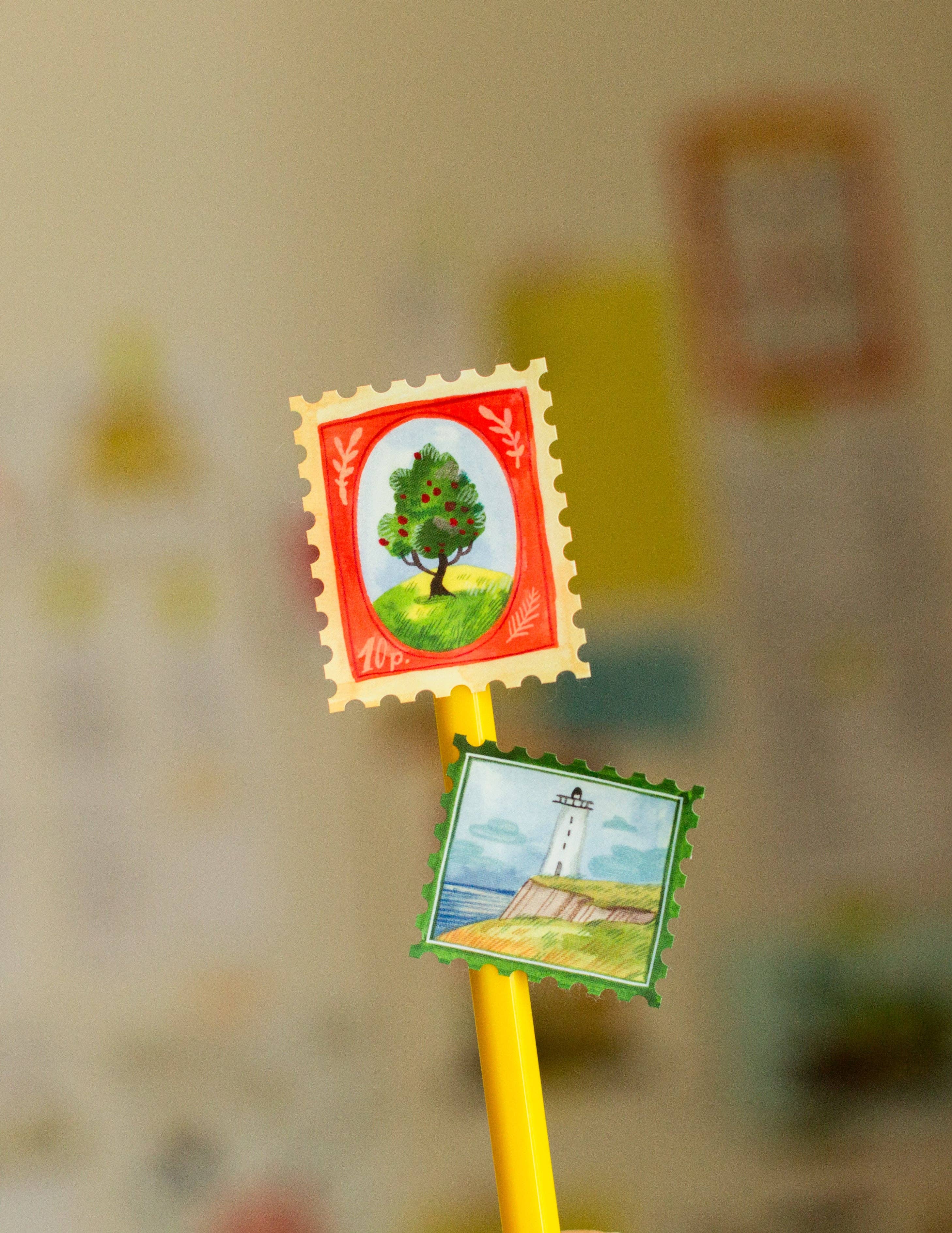 Stamps Vinyl Sticker Sheet