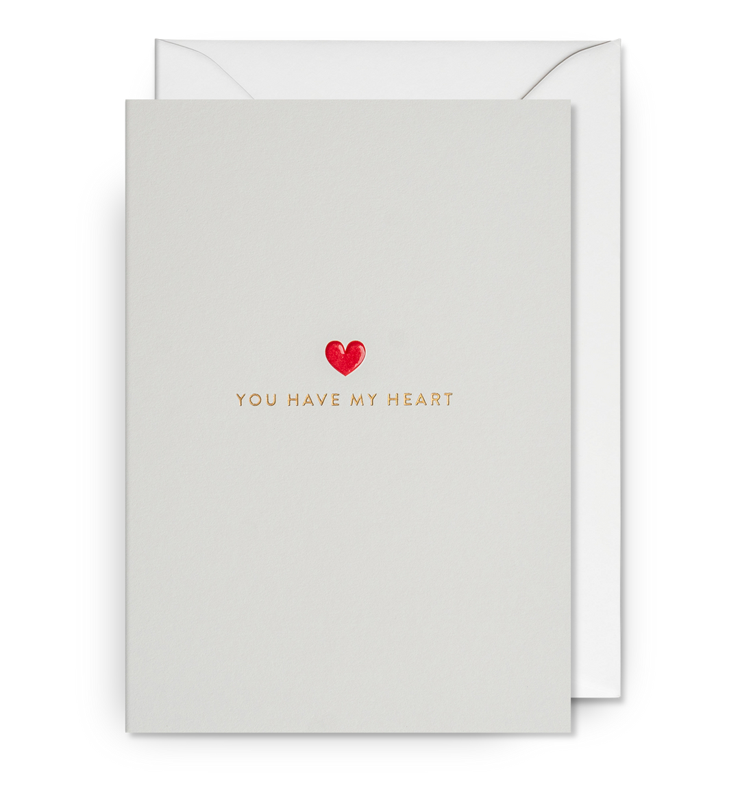 You Have My Heart Minimalist Card