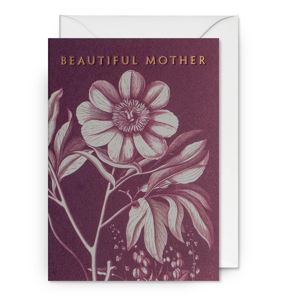 Beautiful Mother Wild Peony Mother's Day Card