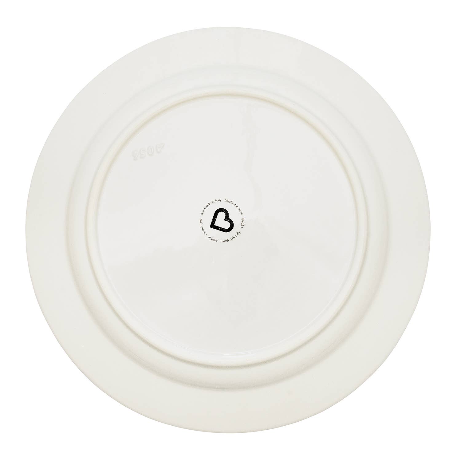 Red Rimmed Tulip Platter