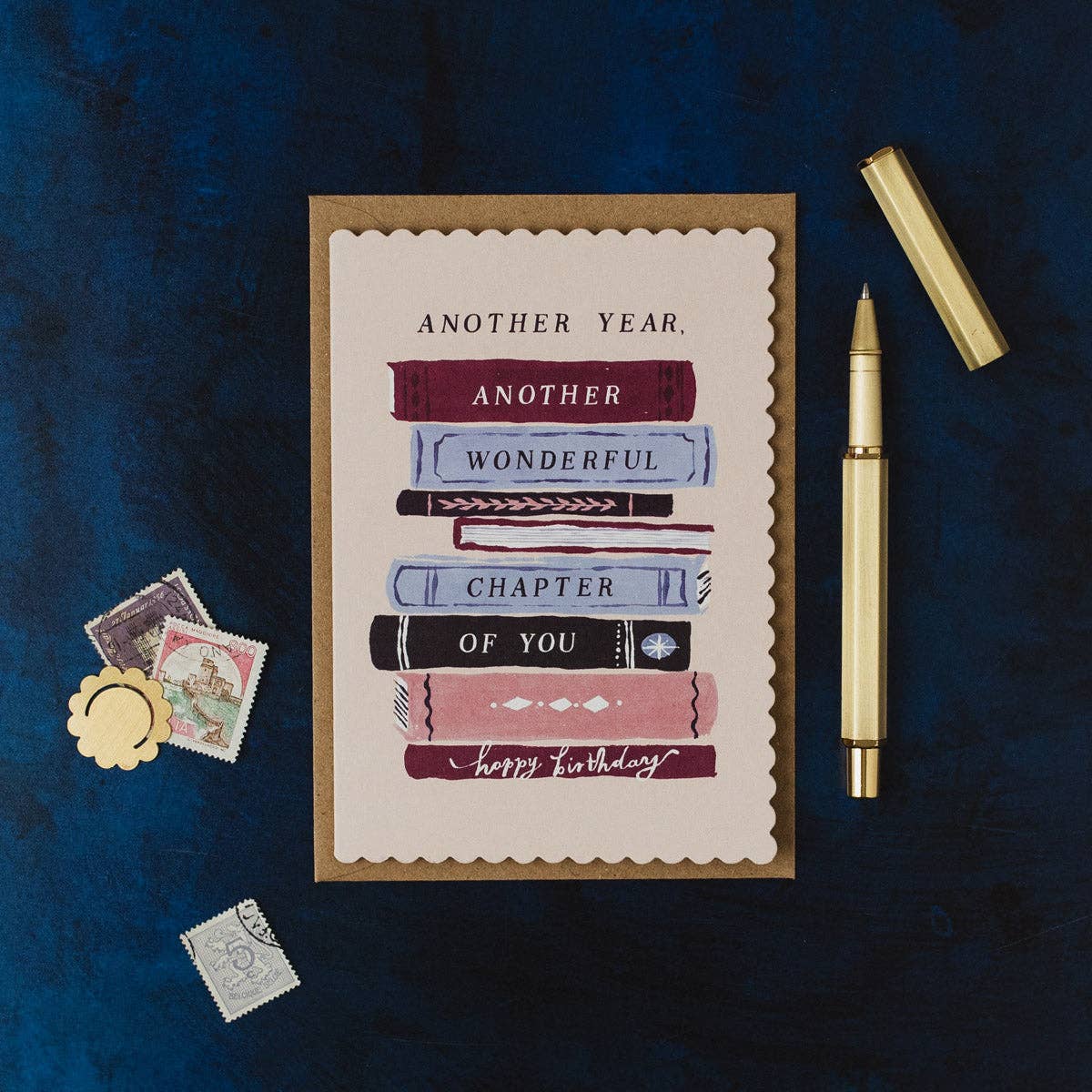Bookish Birthday Card