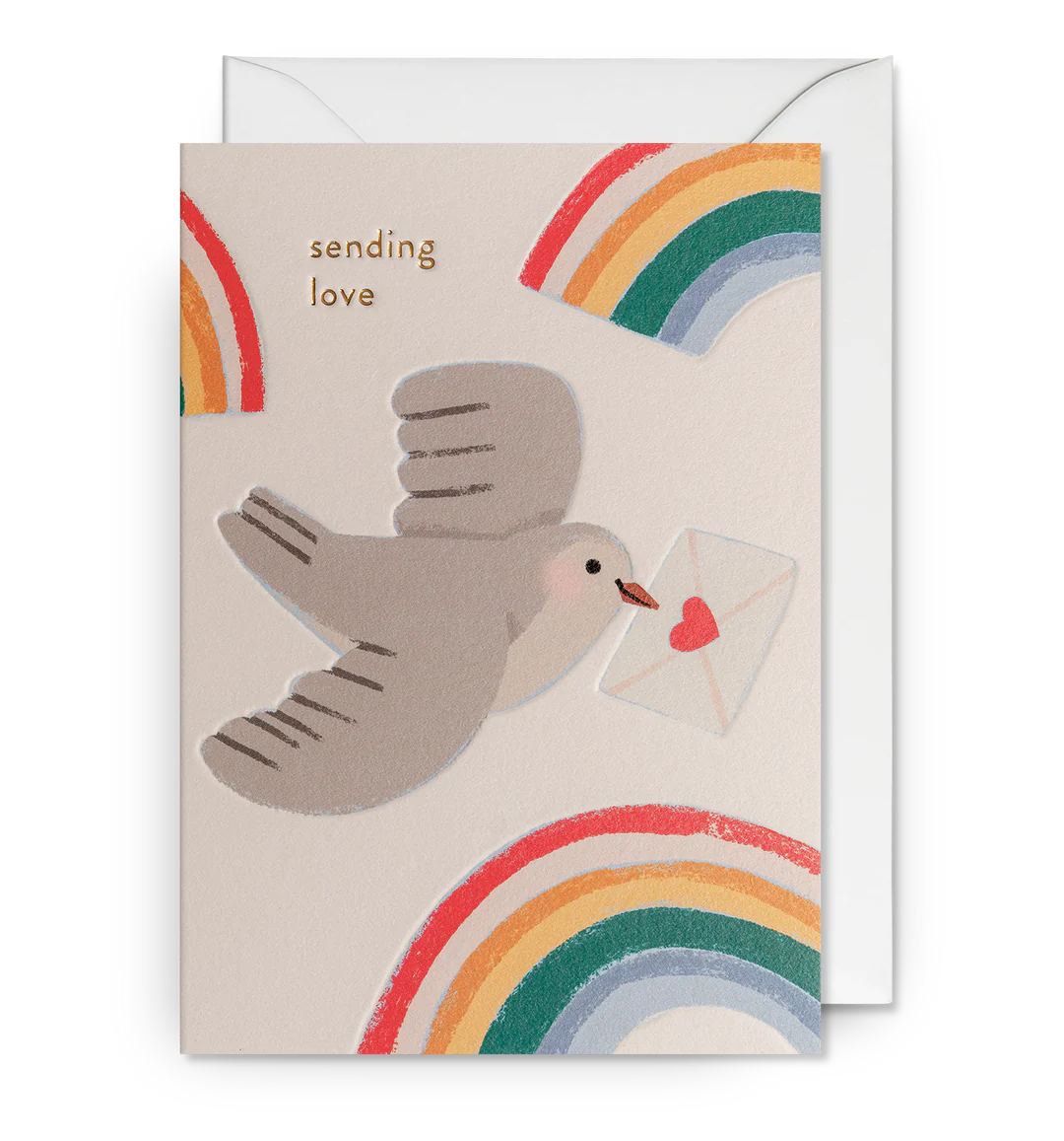 Sending Love Dove Greeting Card