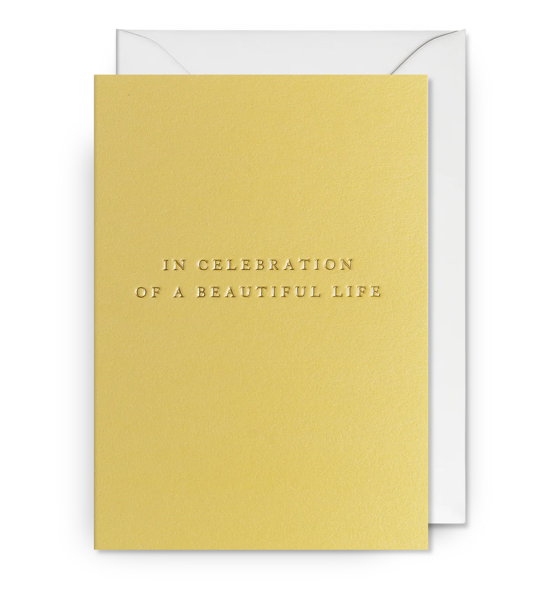 In Celebration of a Beautiful Life Sympathy Card