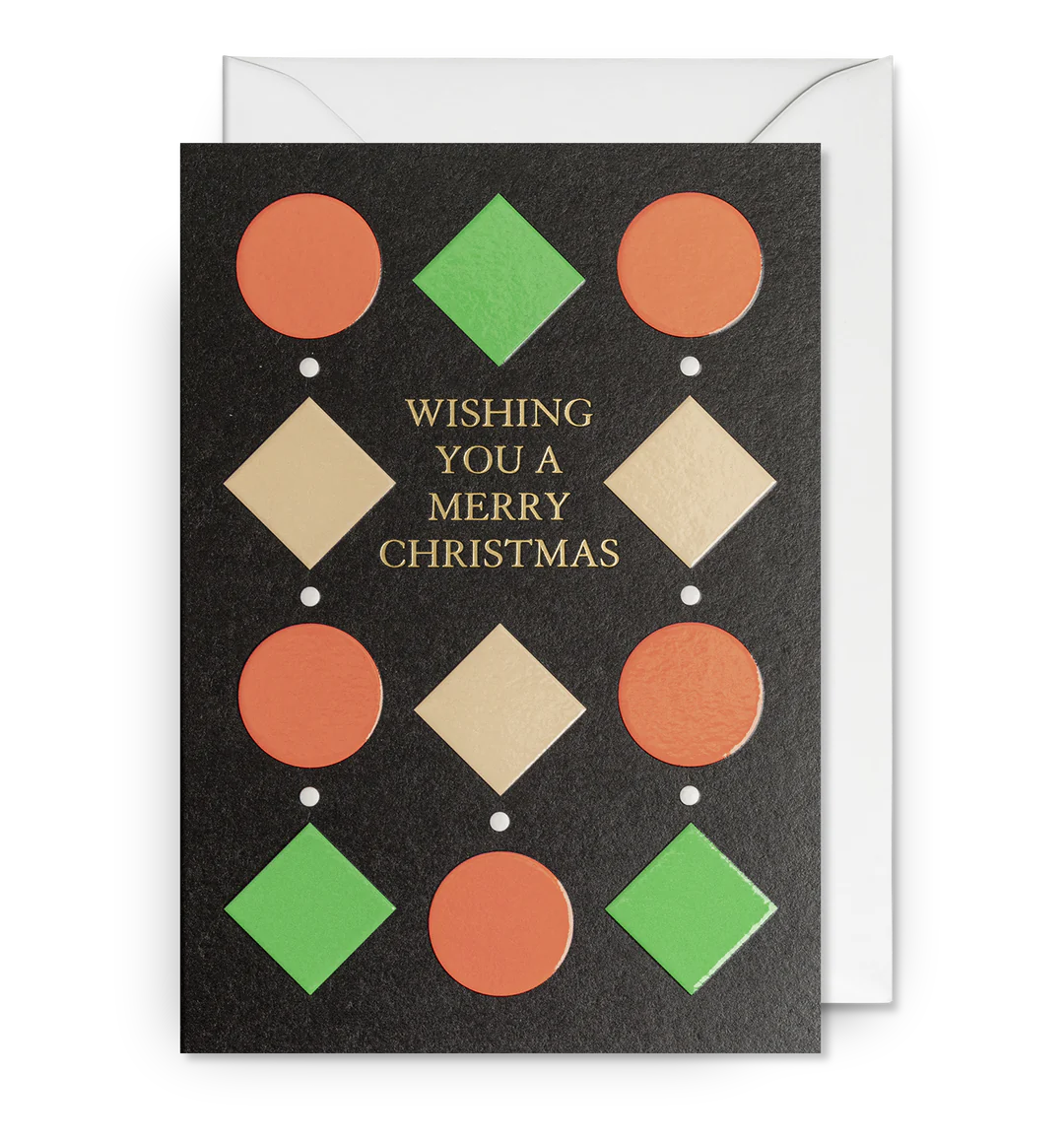 Pack Of 5 Wishing You a Merry Christmas Card