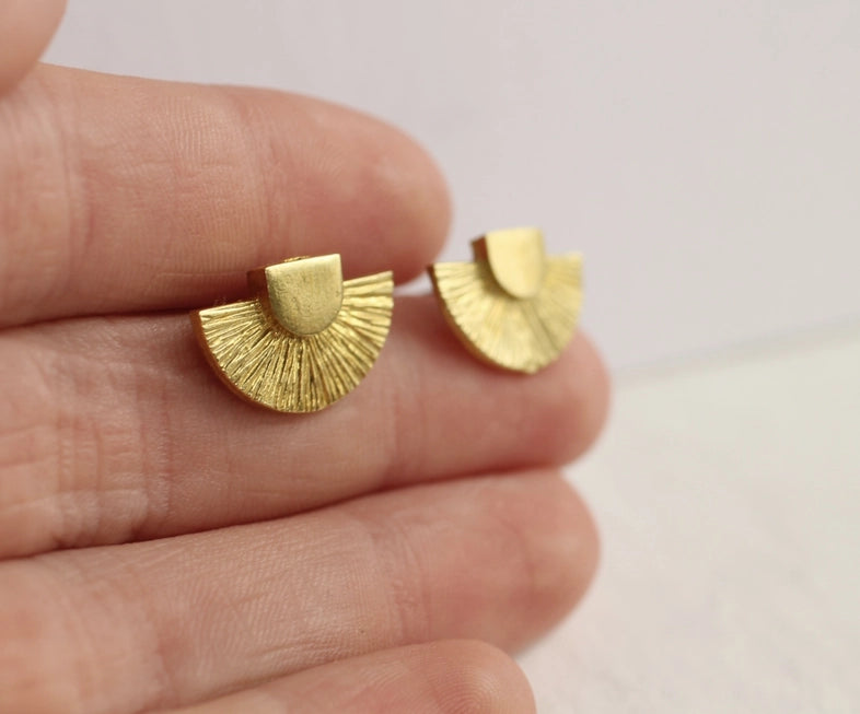 Art Deco Stud Earrings