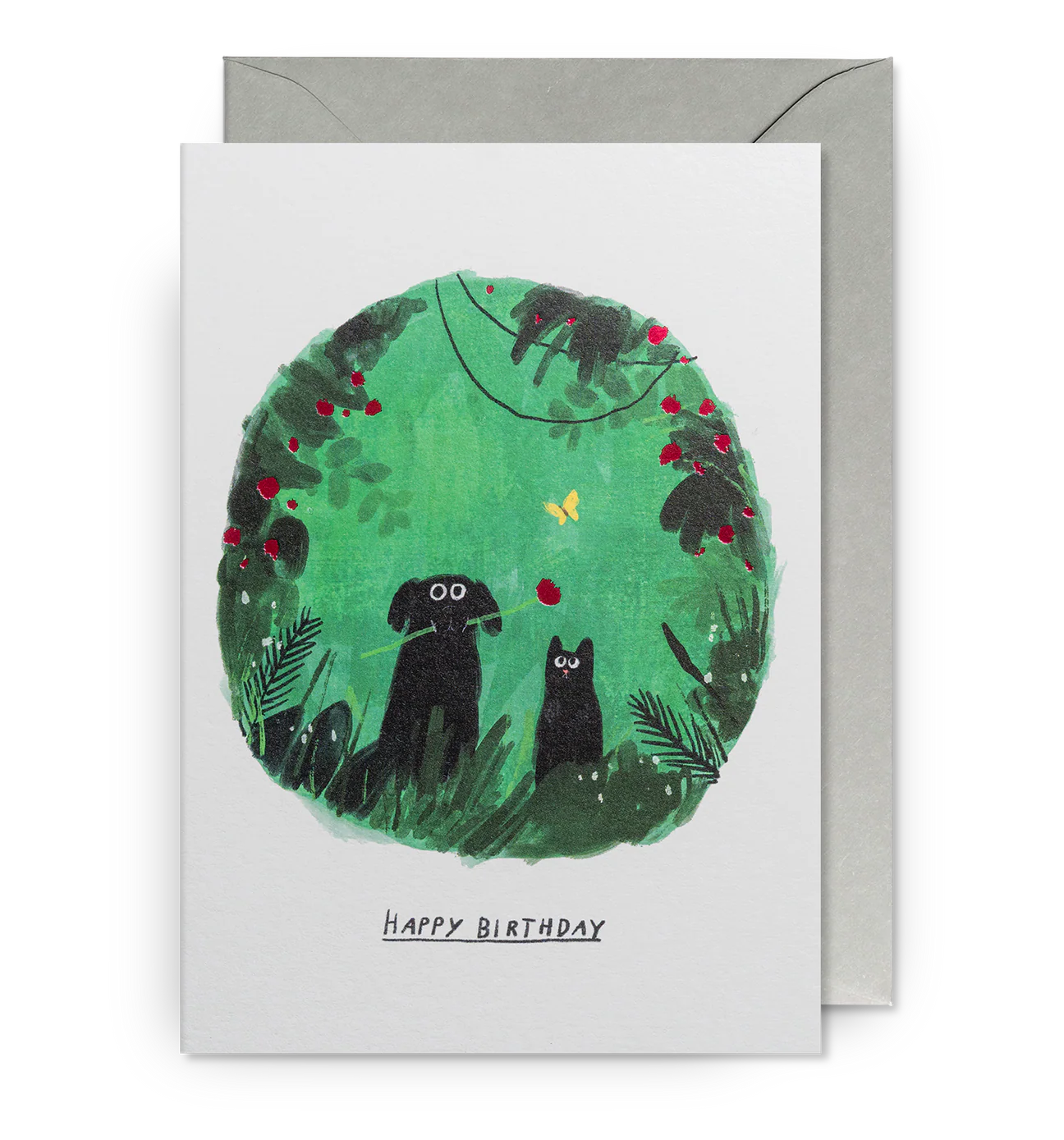 Garden Pets Happy Birthday Card