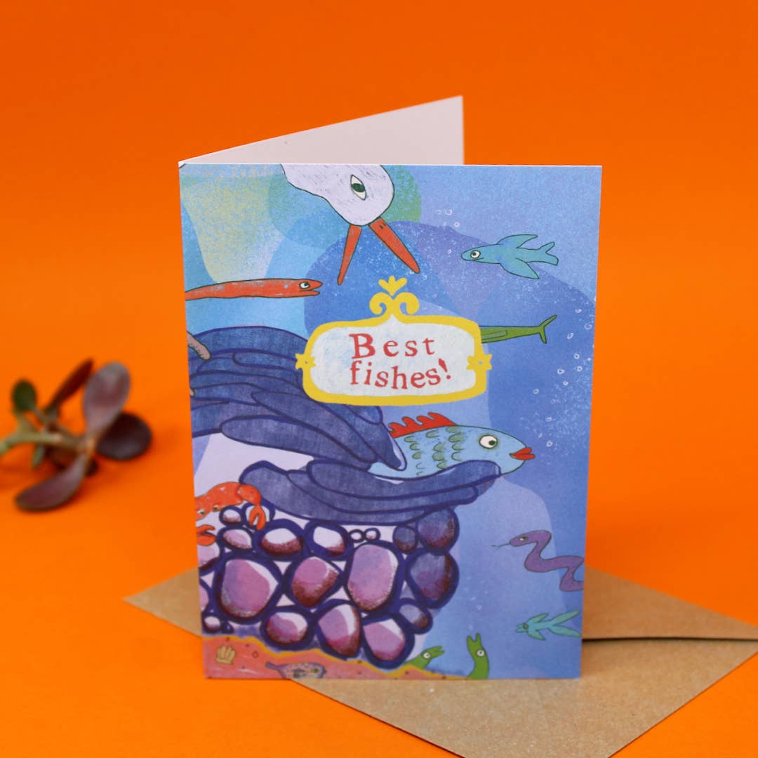 Best Fishes Greetings Card