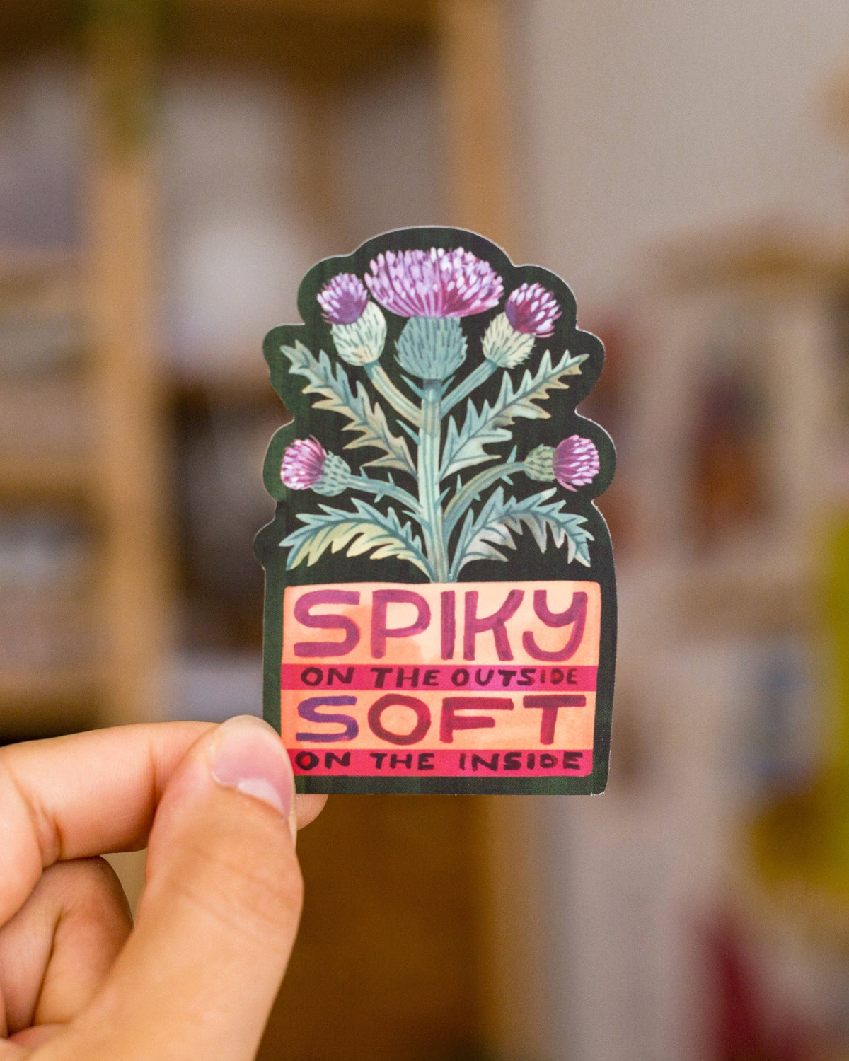 Spiky & Soft Vinyl Sticker