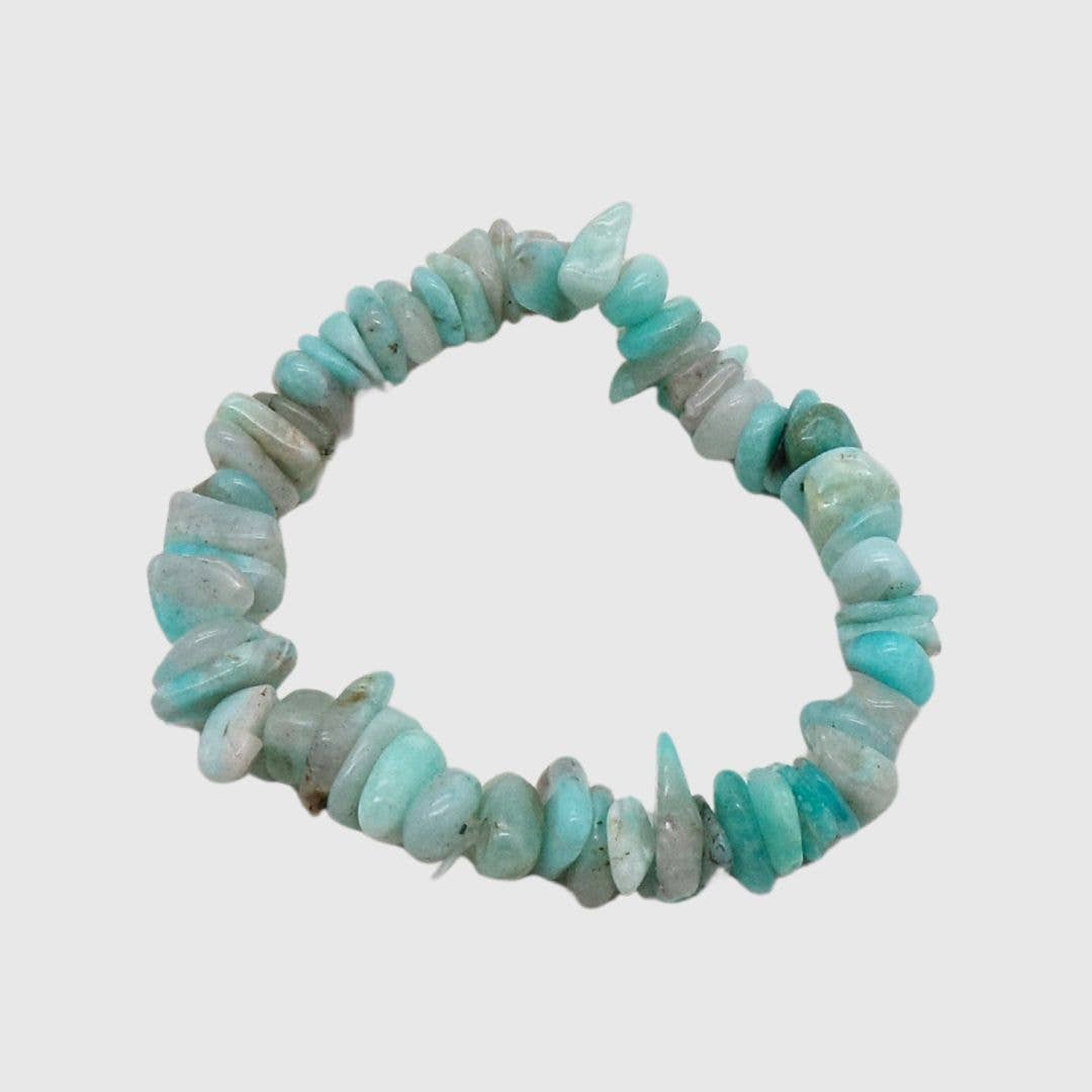 Amazonite Chunky Chip Bracelet
