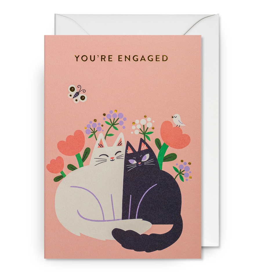 Cats You're Engaged Card