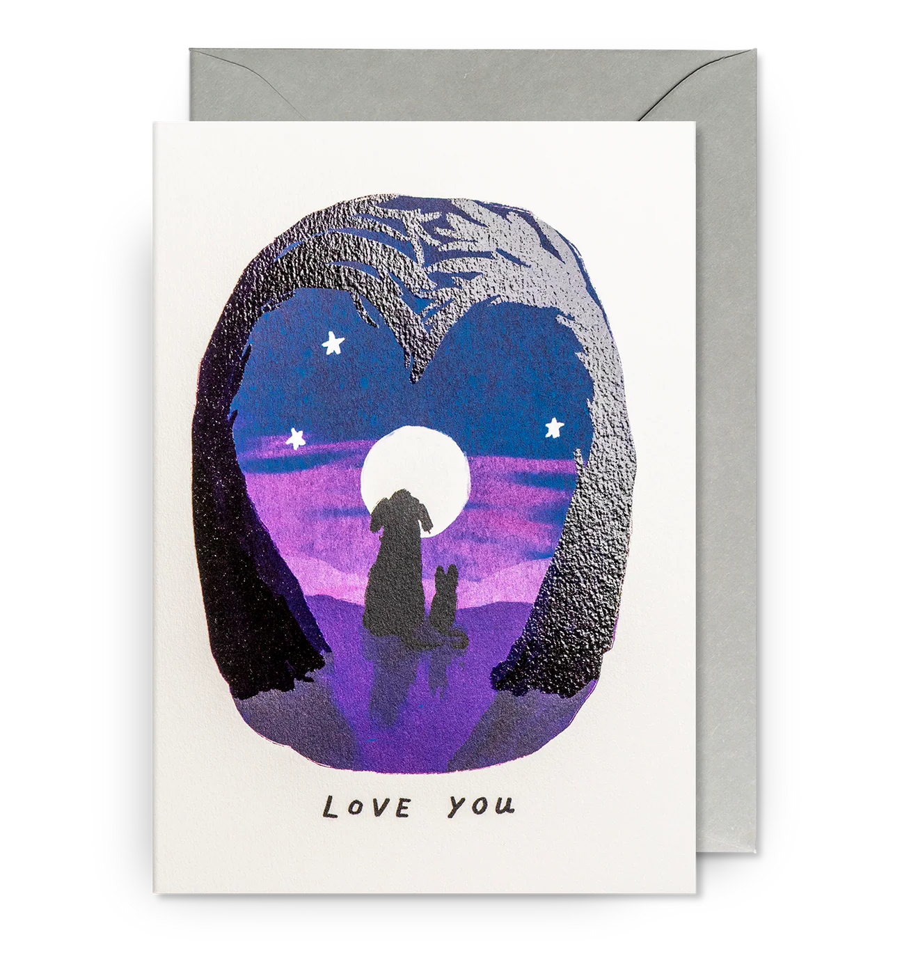 Love You Moonlight Card
