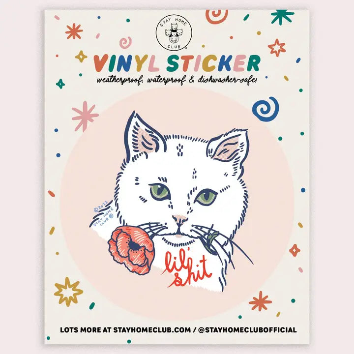 Lil Sh*t (Cat) Vinyl Sticker