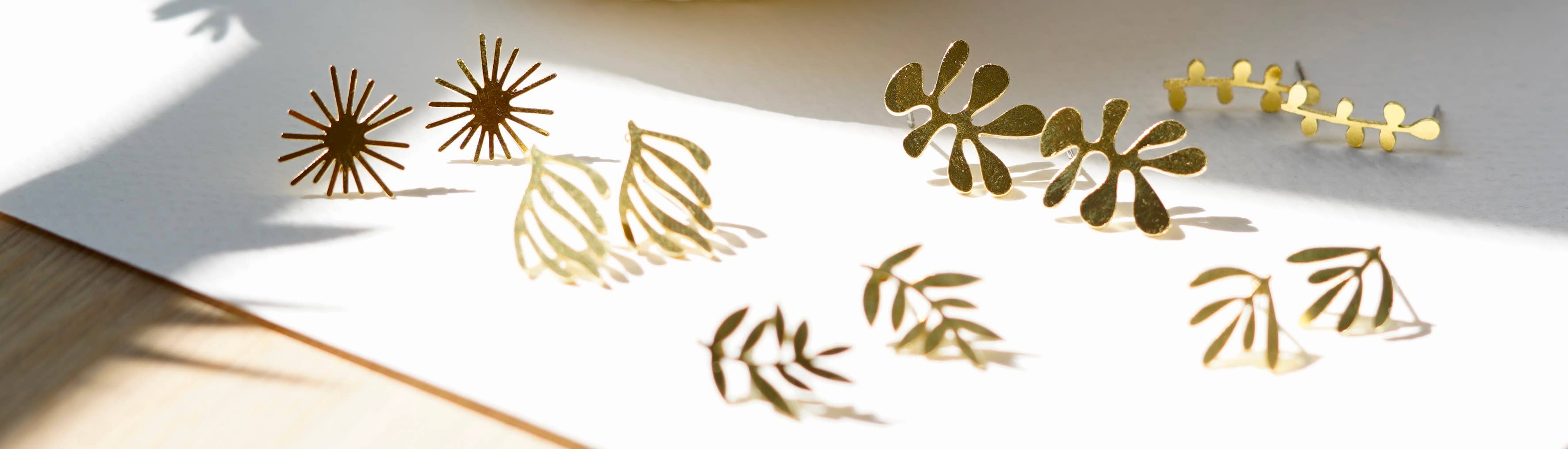 Sunburst Stud Earrings