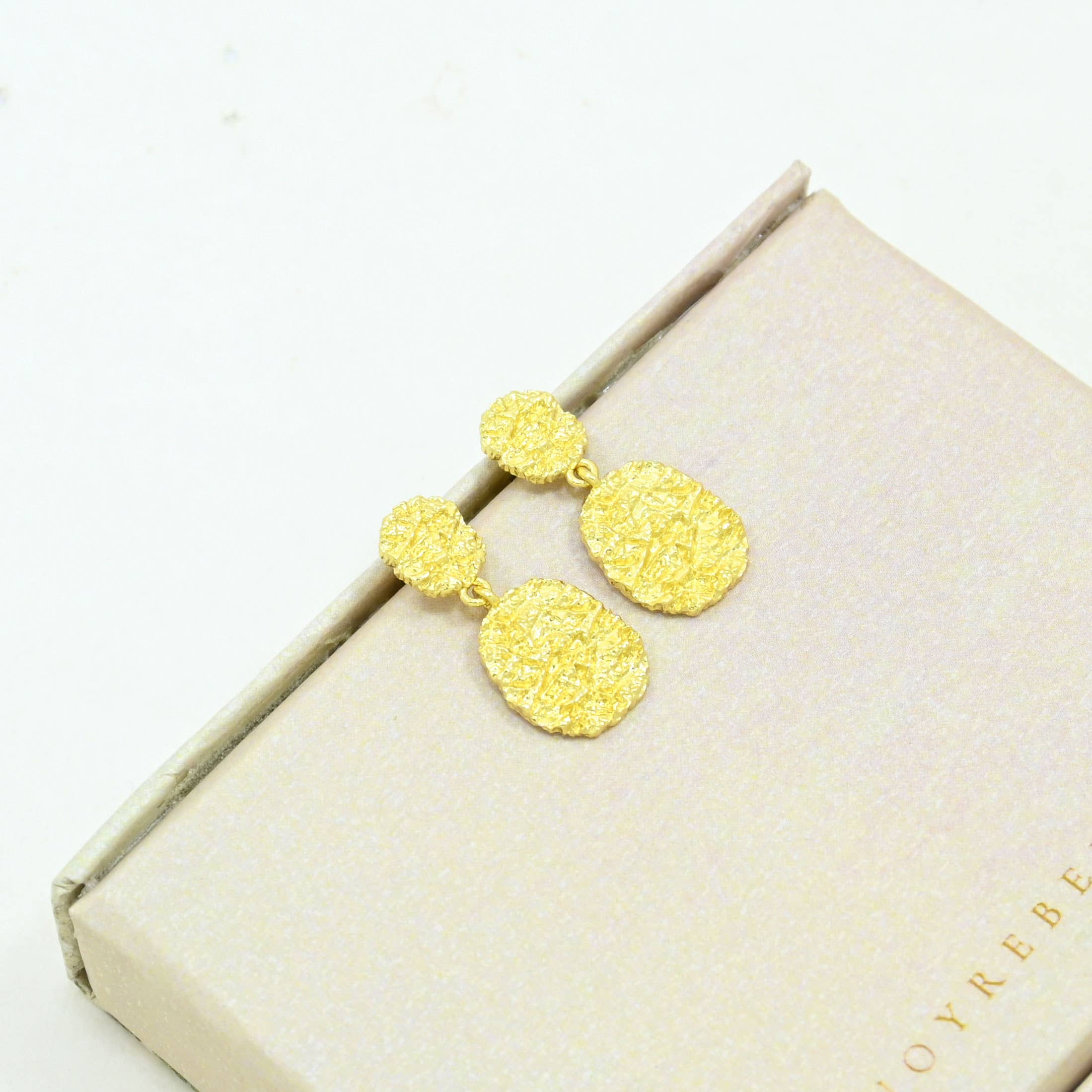 Esther Boho Chic Earring Gold Plated