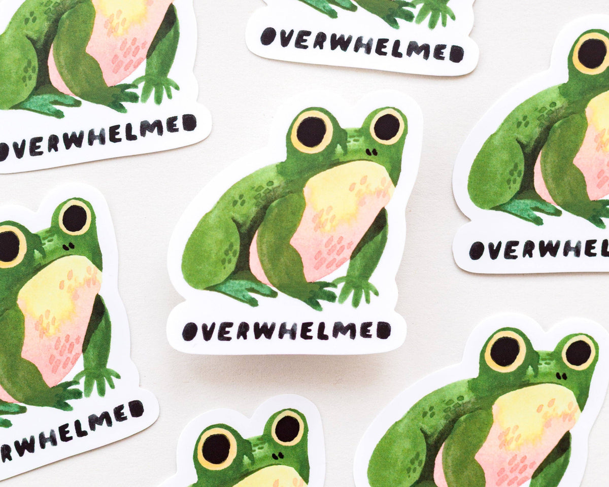 Overwhelmed Vinly Sticker