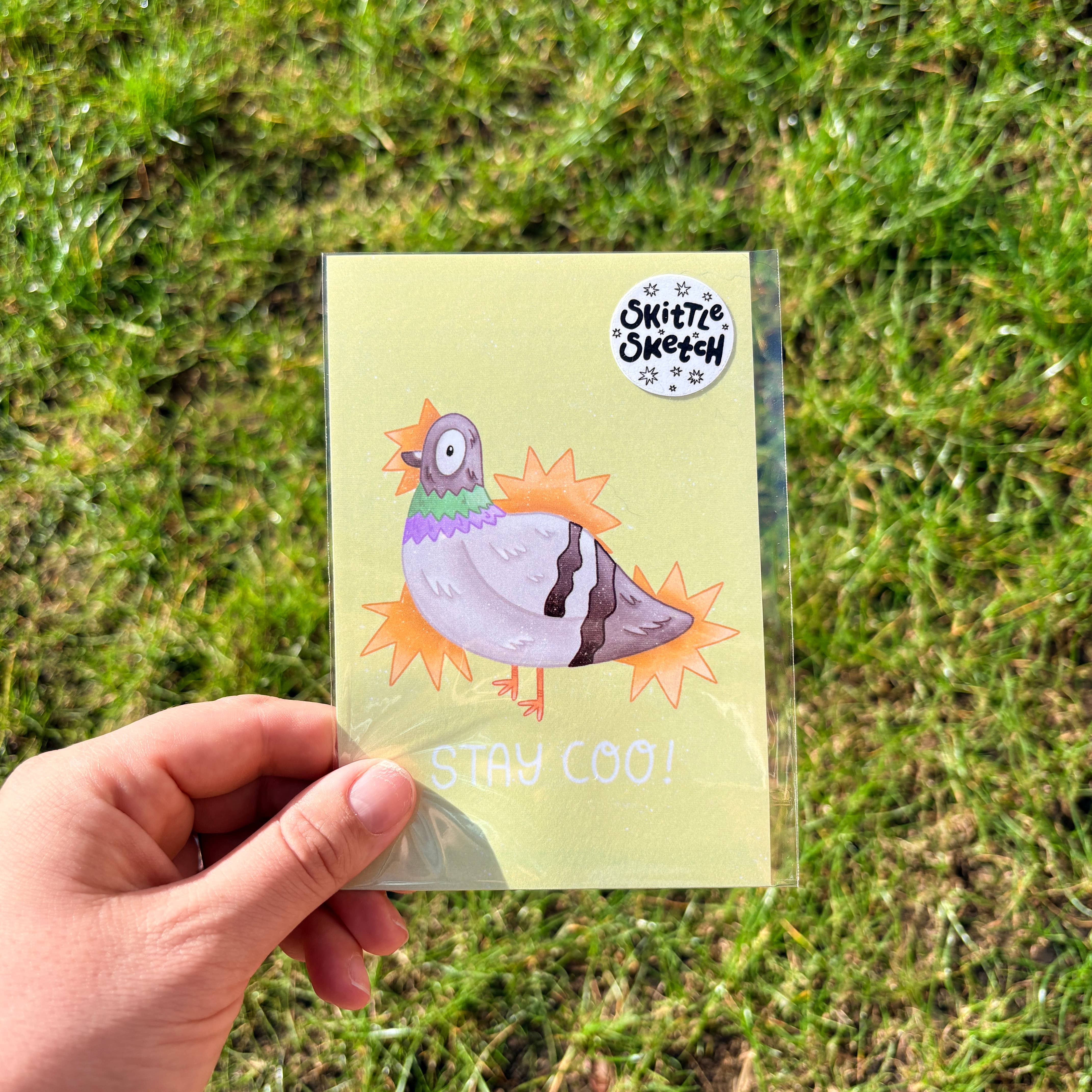 Stay Coo Art Print A6