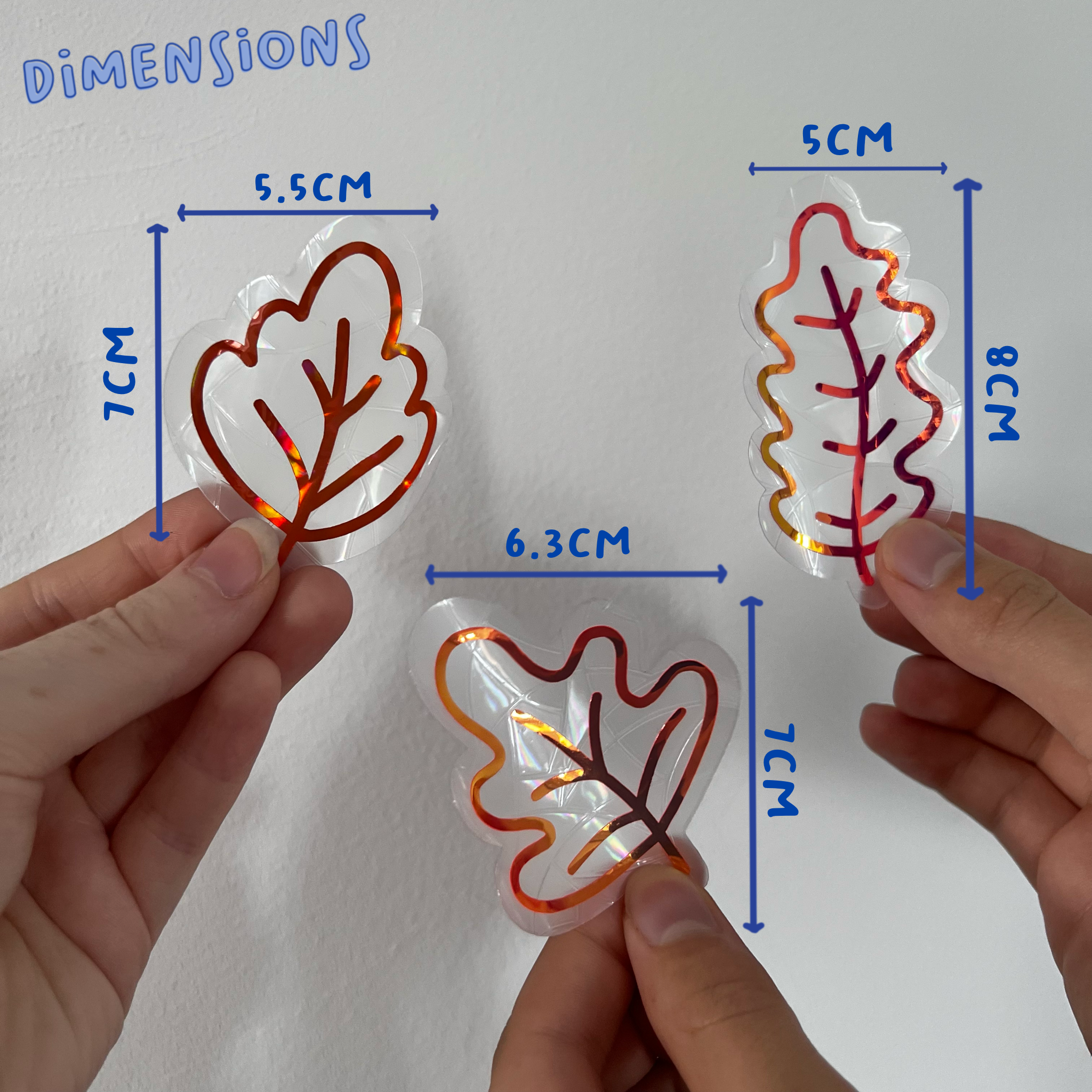 Mini Autumn Leaves Suncatcher Set