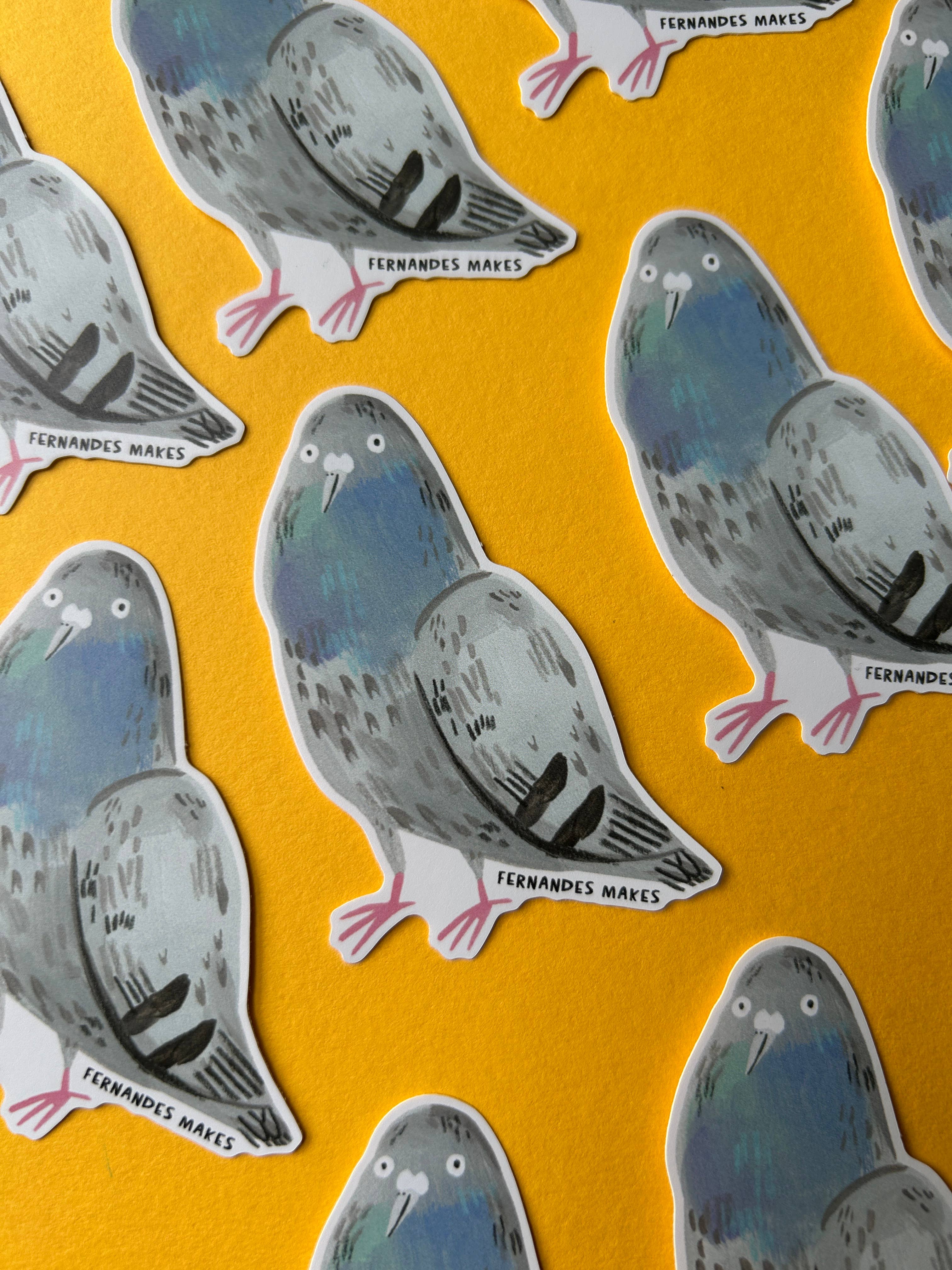 Nimbus The Pigeon Vinyl Sticker
