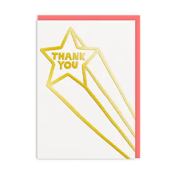 Thank You Shooting Star Card