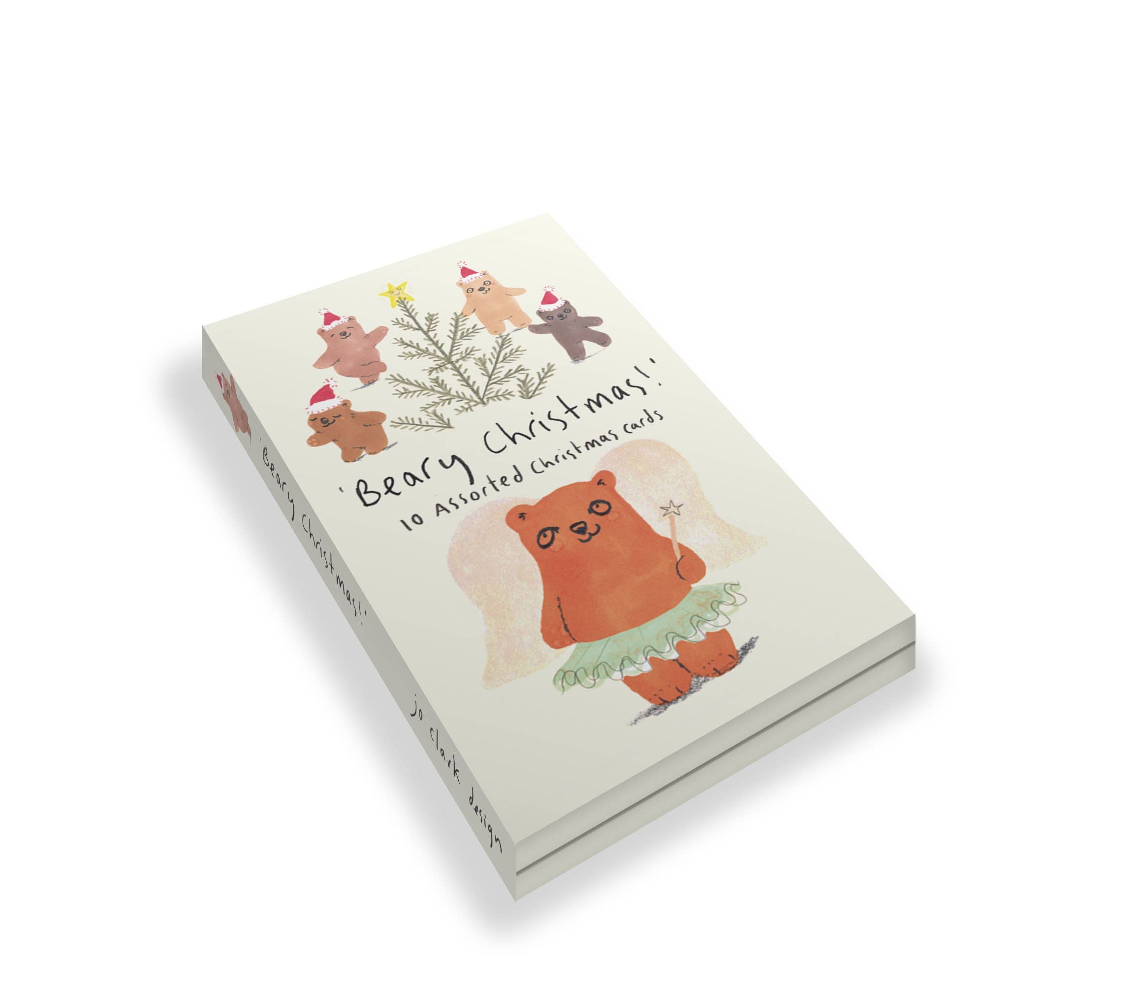 Pack Of Ten Beary Christmas Cards