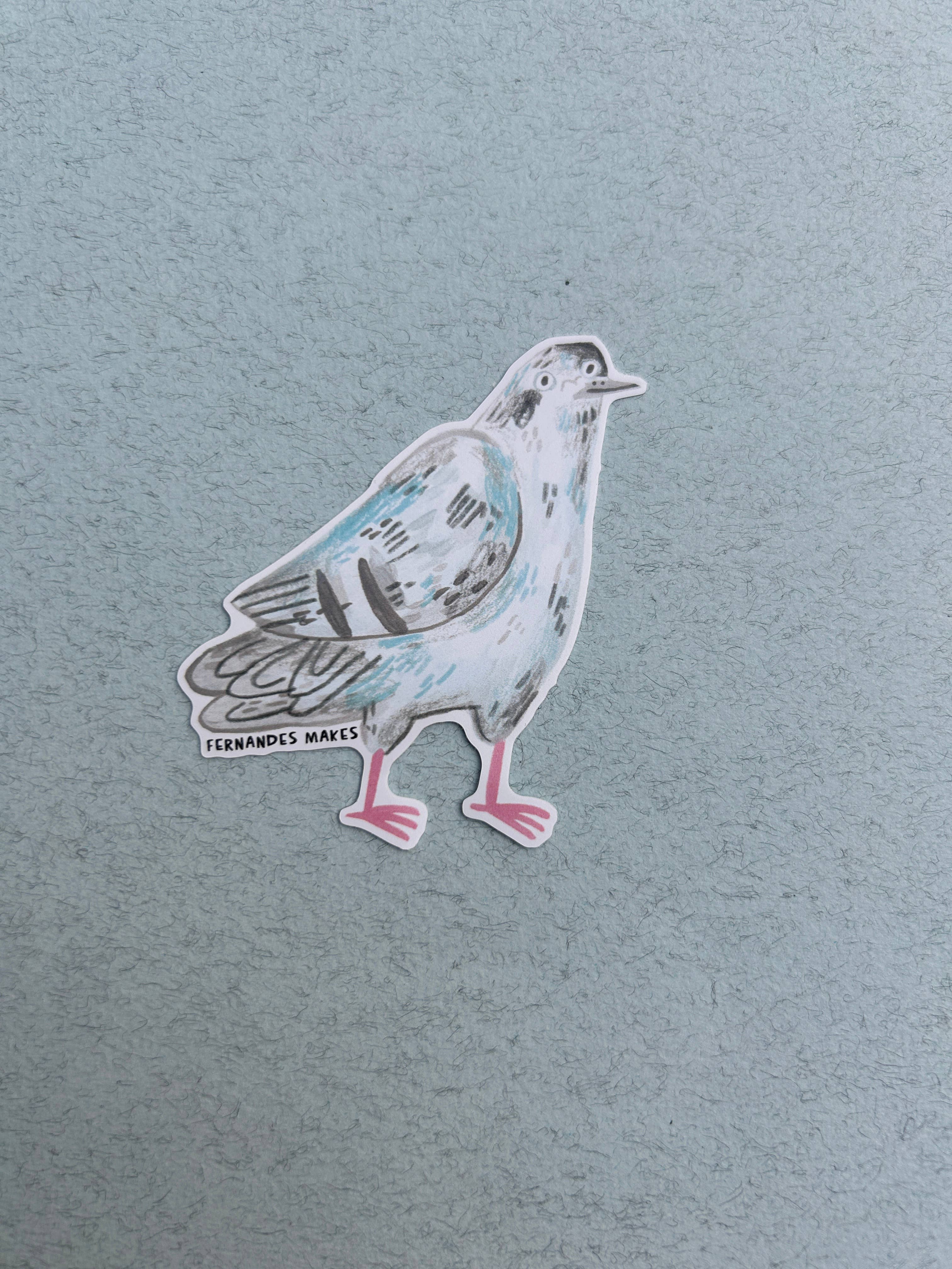 Deborah The Pigeon Vinyl Sticker