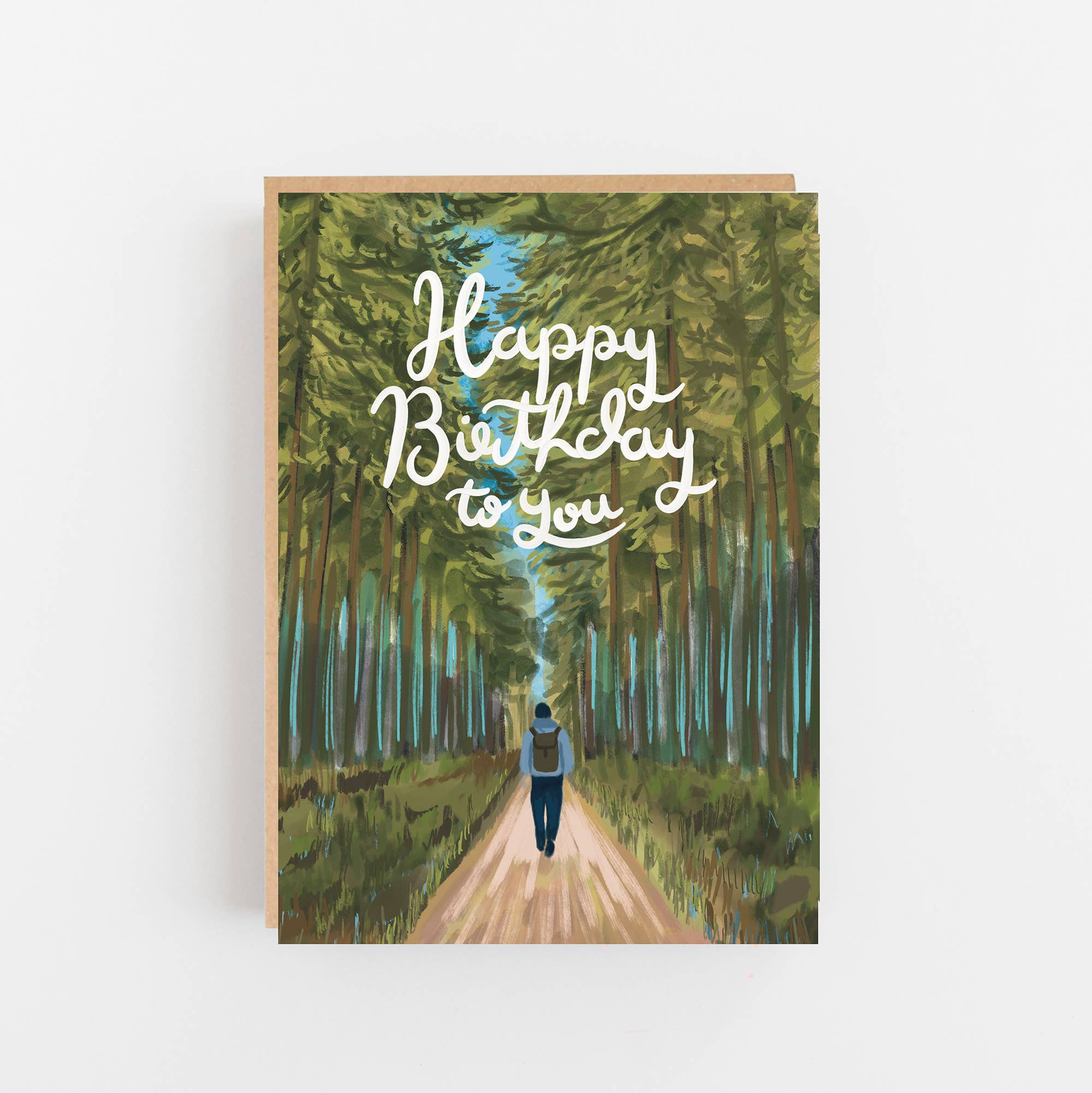 Trees Happy Birthday Card