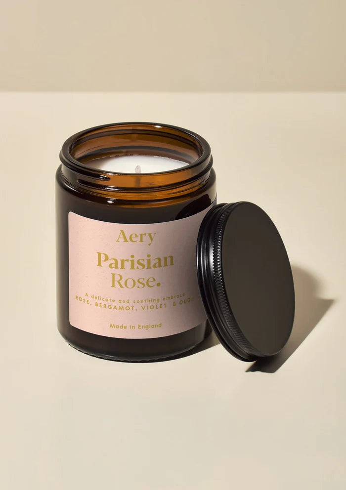 Parisian Rose Scented Jar Candle