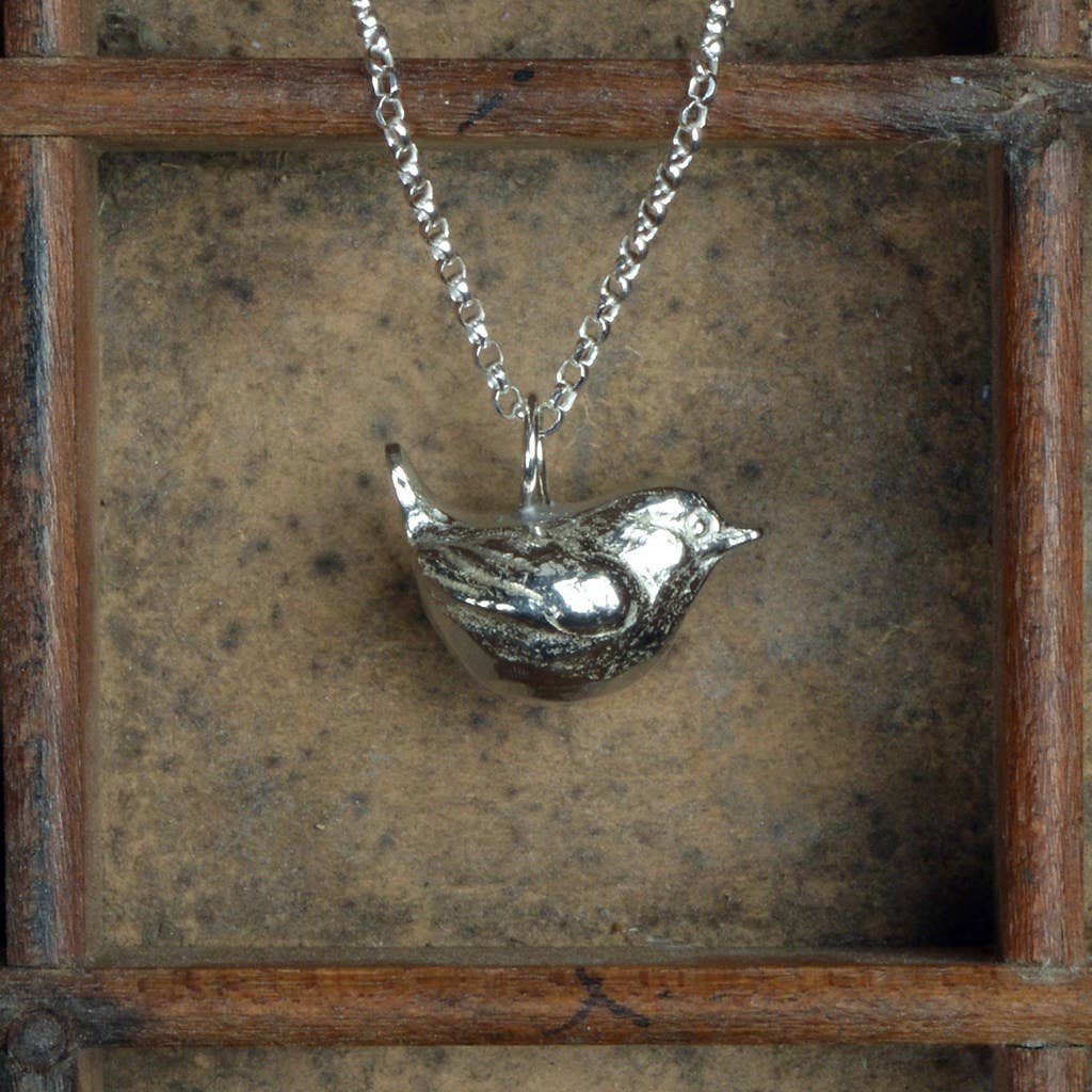 Wren Bird Necklace