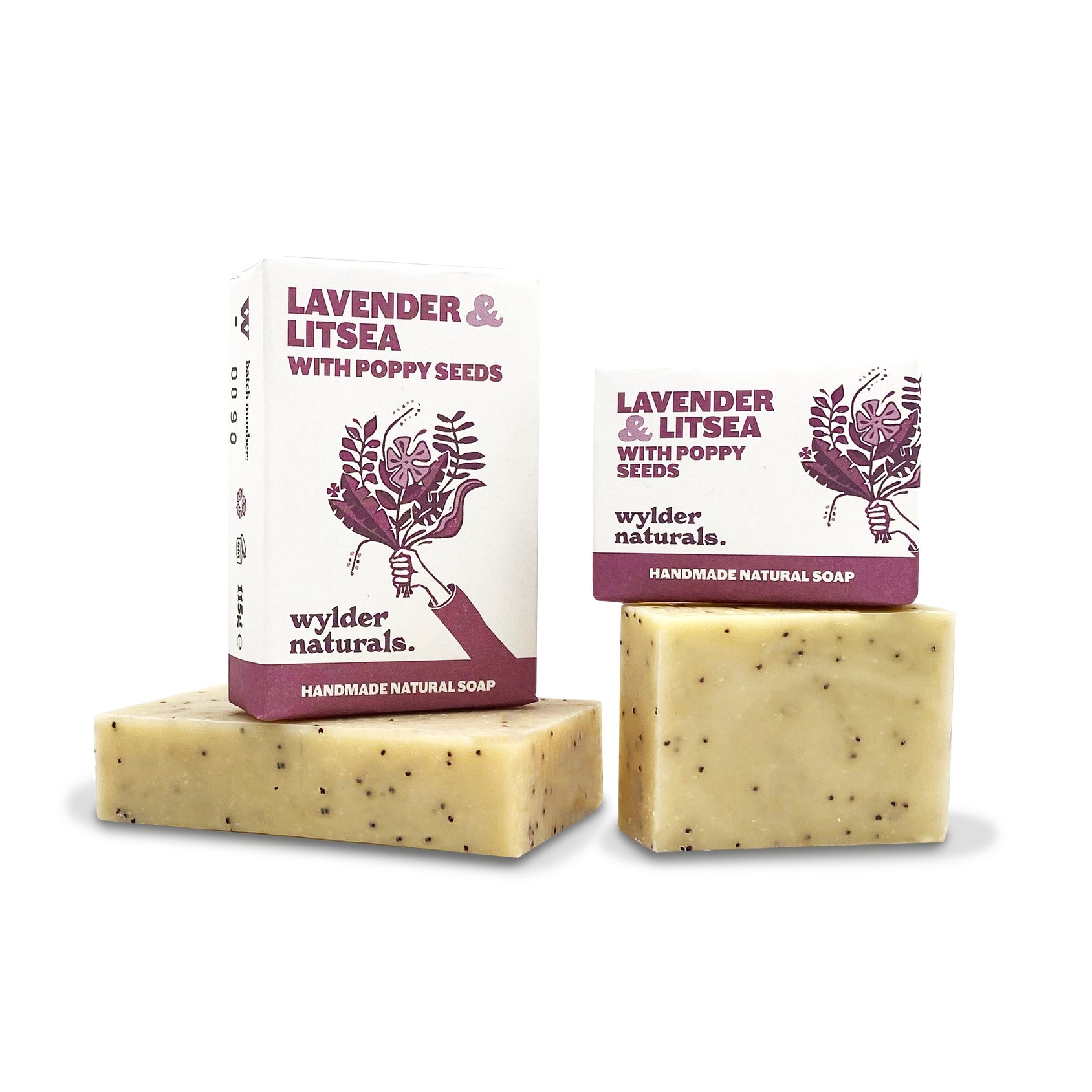 Lavender & Litsea With Poppy Seed Soap
