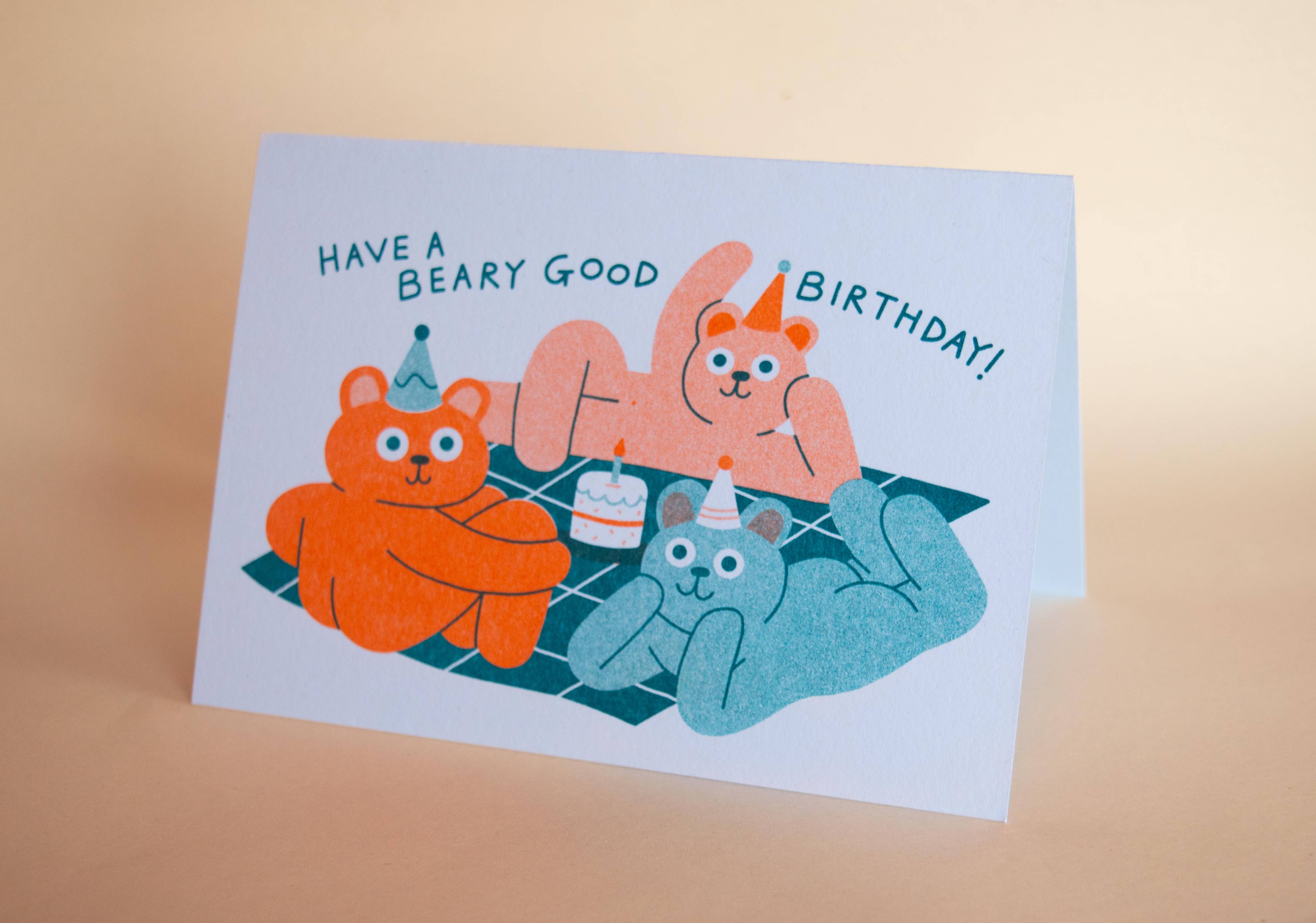 Have a Beary Good Birthday Card