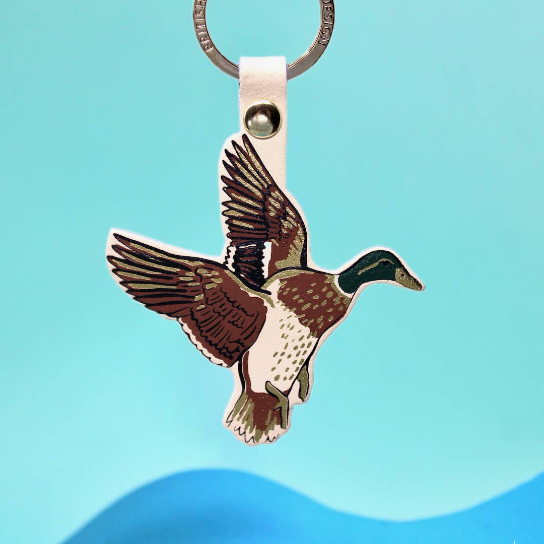 Holy Duck Key Fob - Cream