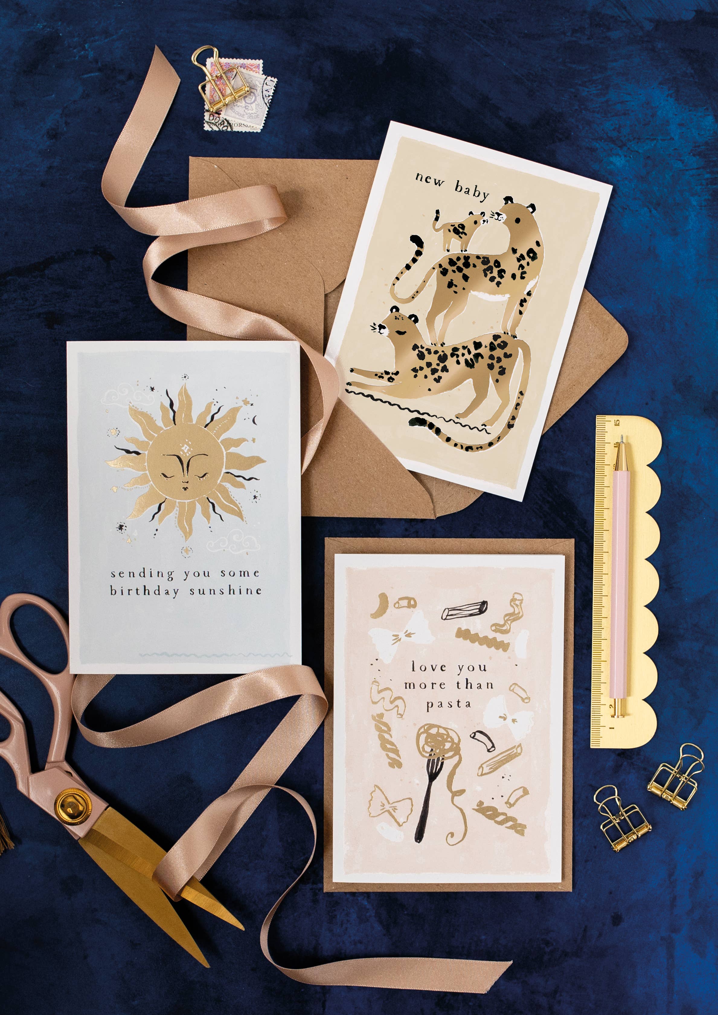 Leopards New Baby Card