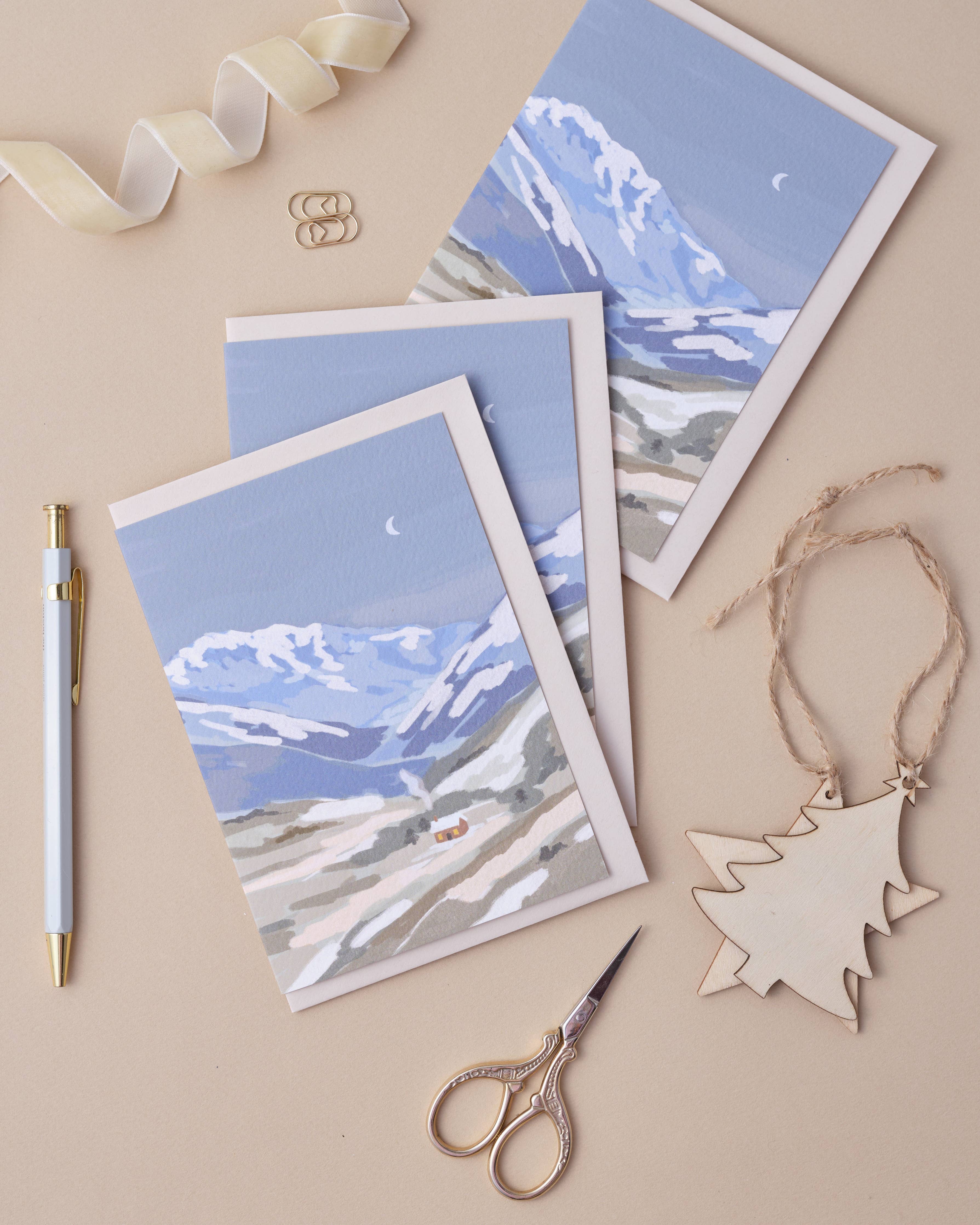 House in the Hills Blank Card