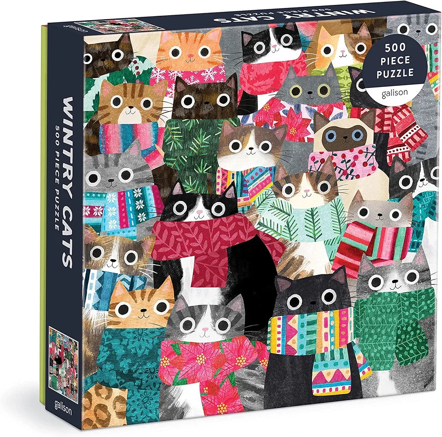 Wintry Cats - 500 Piece Puzzle