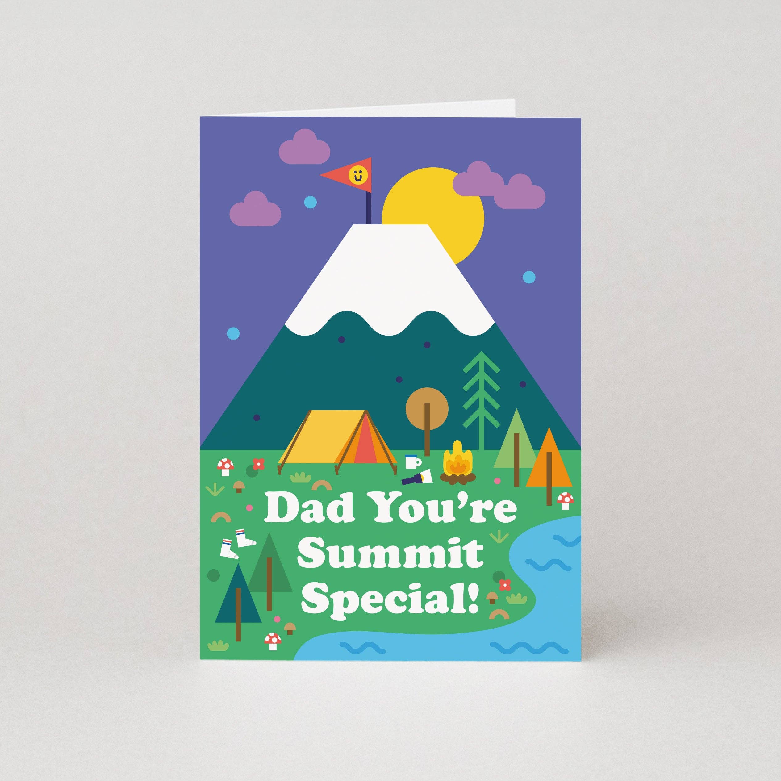 Walking Hiking Fathers Day Card