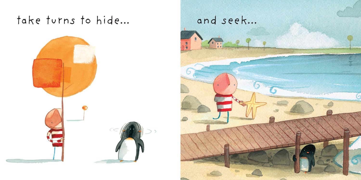 Boy and Penguin Little Library