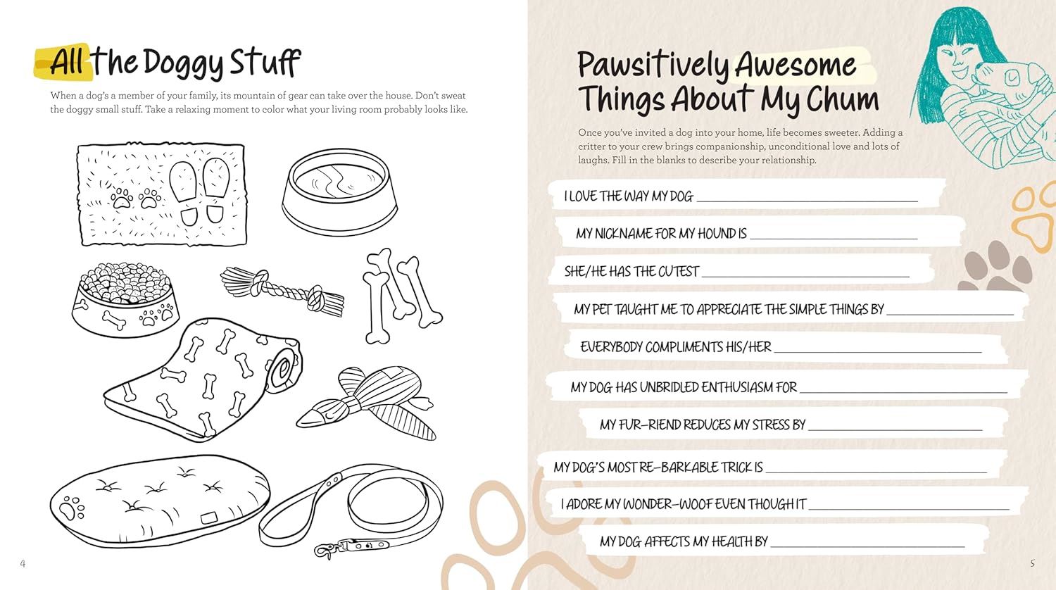 Dog Lovers Activity Book