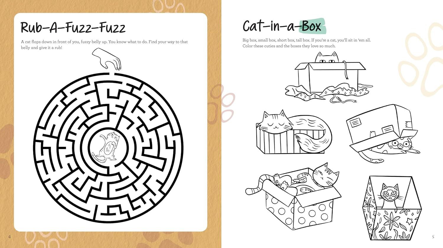 Cat Lovers Activity Book