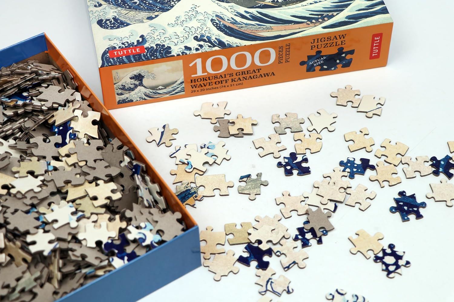 Hokusai's Great Wave 1000 Piece Jigsaw Puzzle