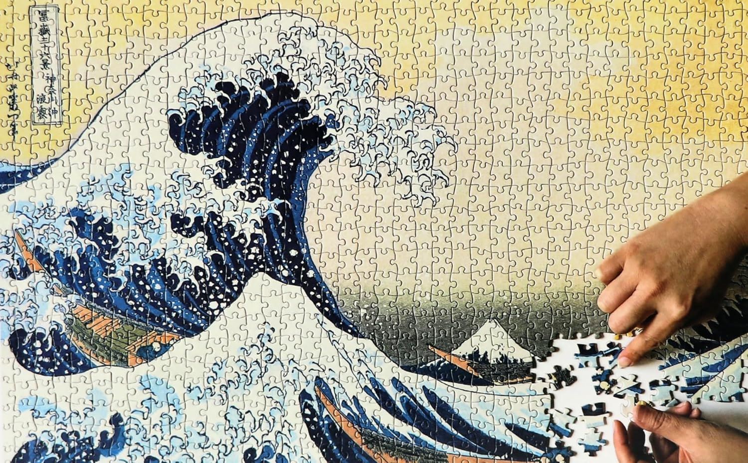 Hokusai's Great Wave 1000 Piece Jigsaw Puzzle