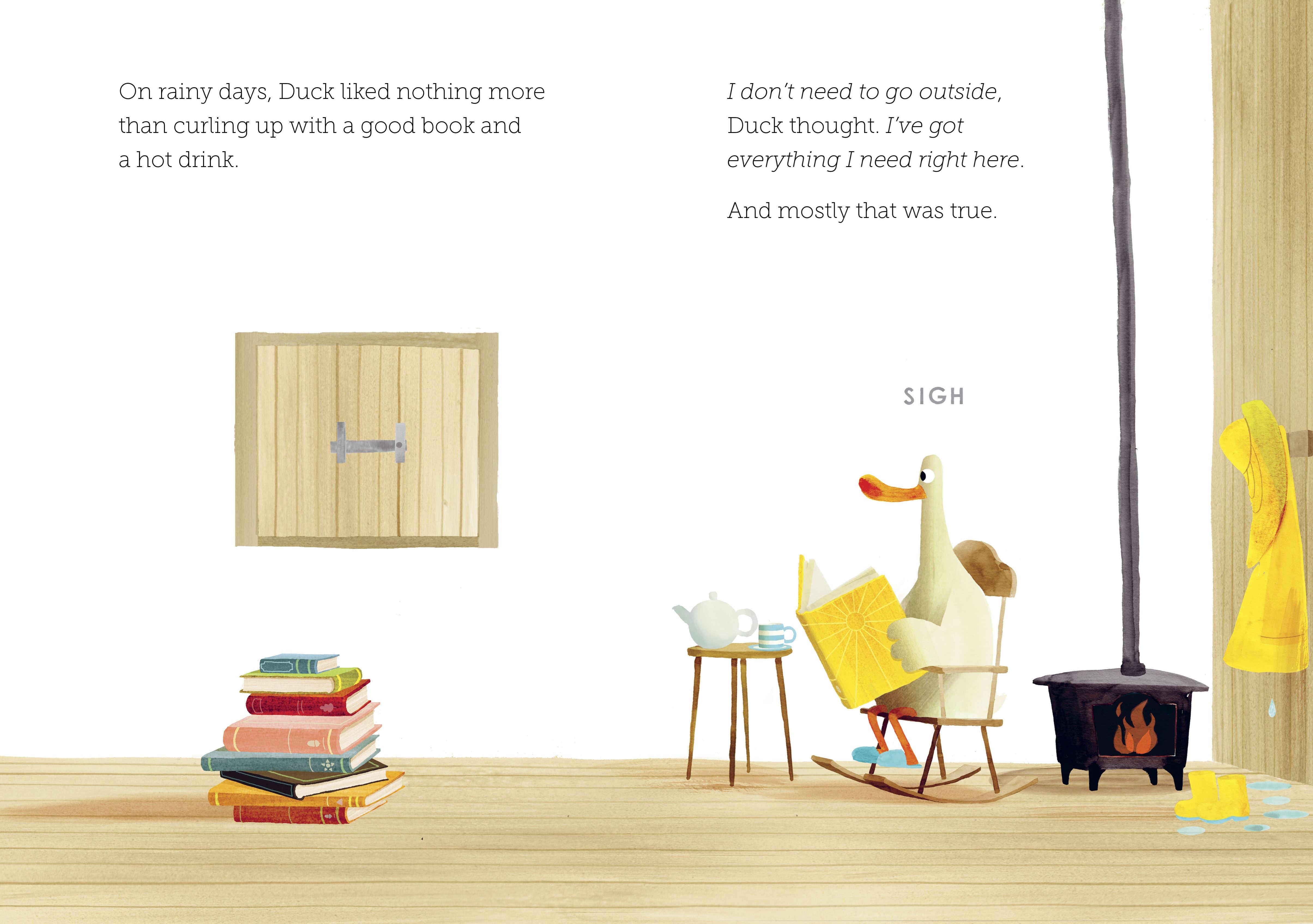 The Duck Who Didn't Like Water Board Book